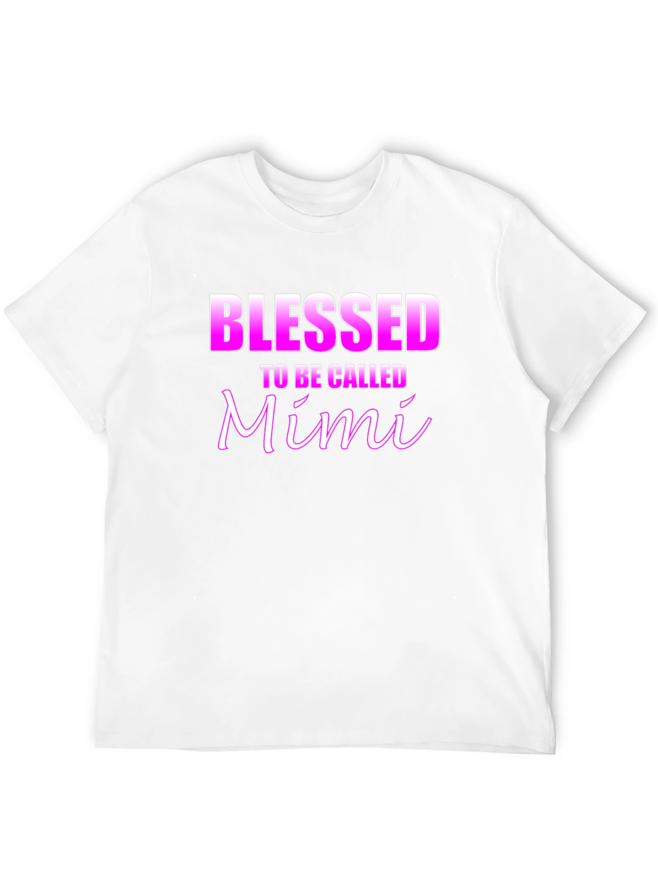 Blessed To Be Called Mimi Black T-Shirt