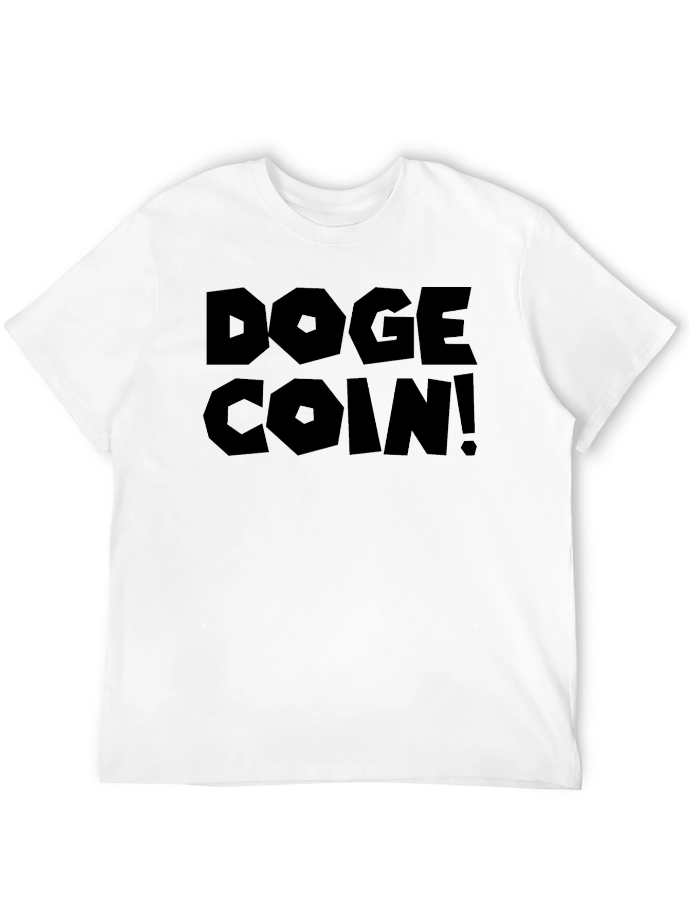 Doge Coin! Black Graphic T-Shirt