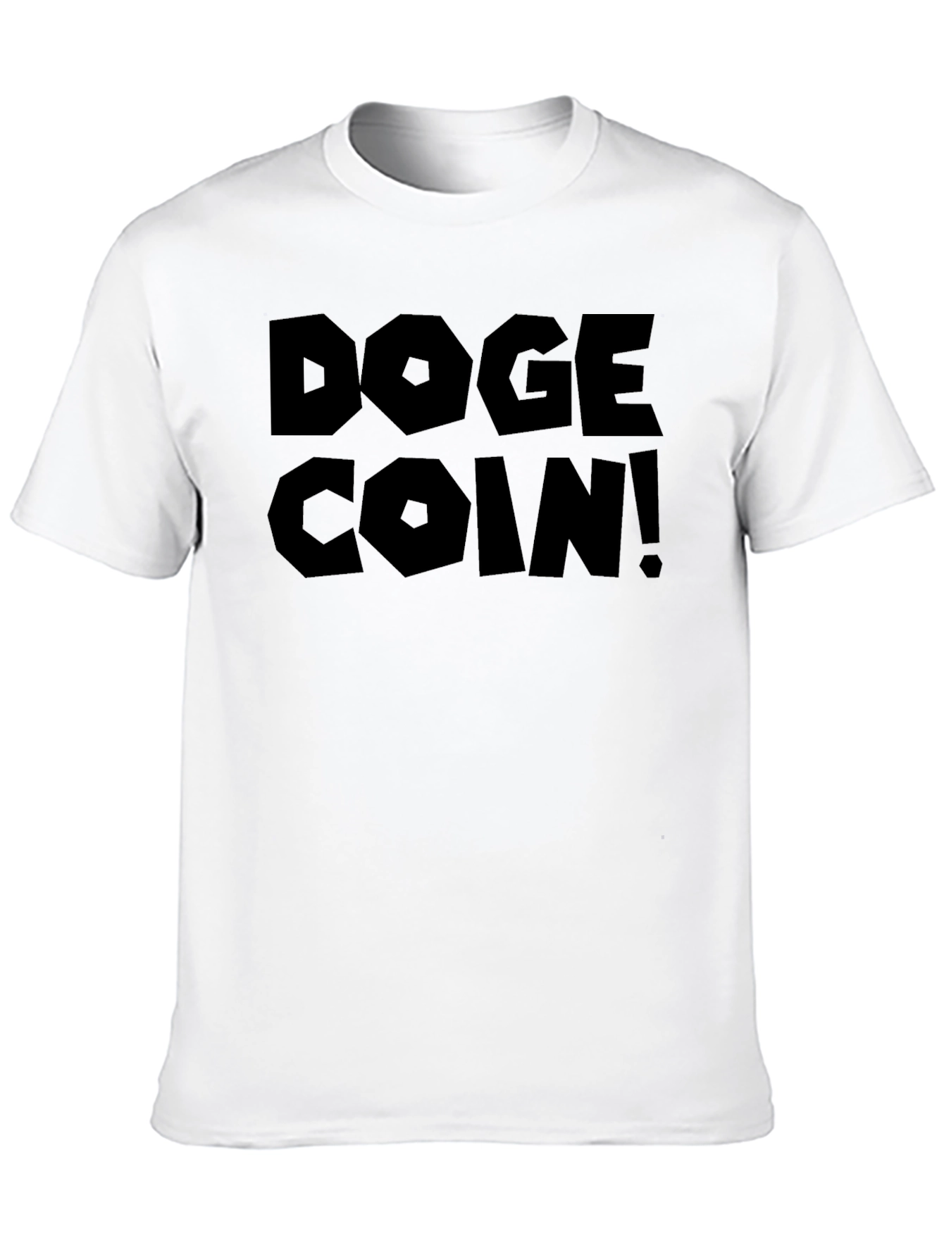 Doge Coin! Black Graphic T-Shirt