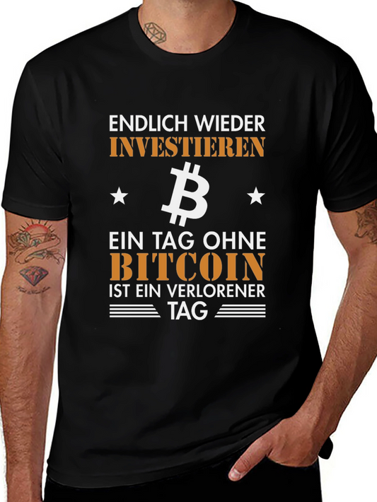Bitcoin Investor Graphic T-Shirt - Endlich Wieder Investieren