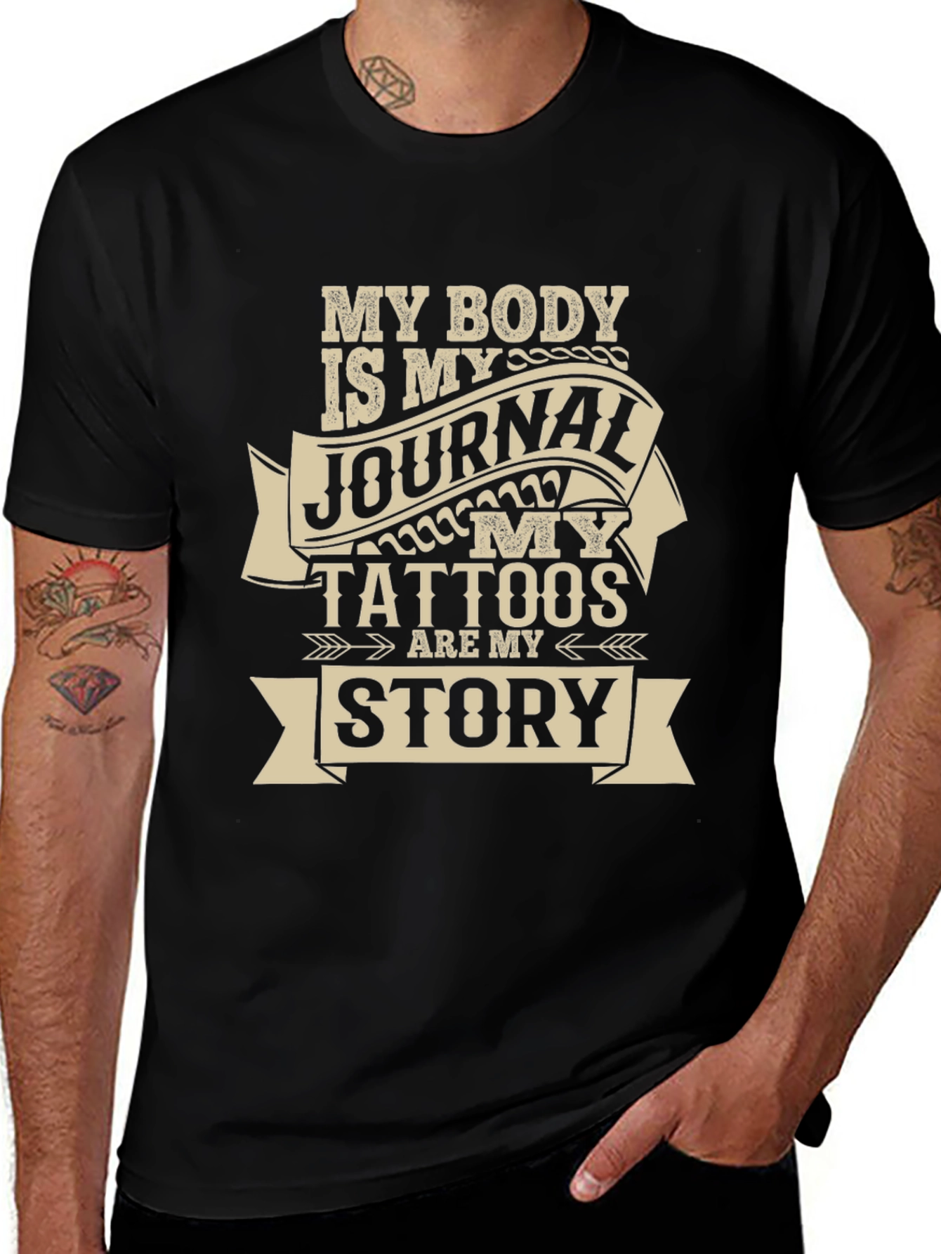 Tattoo Story T-Shirt: My Body My Journal