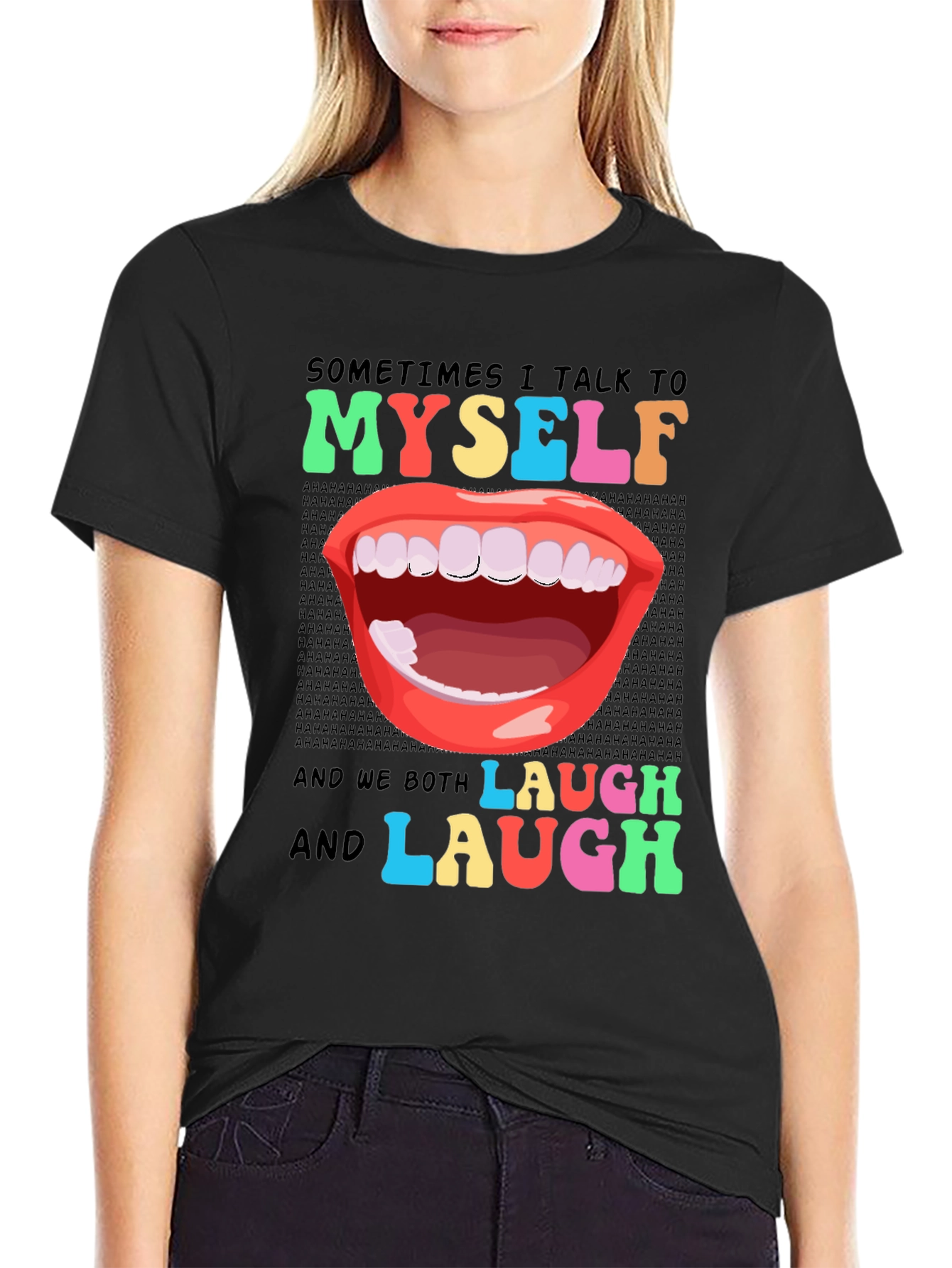 Funny Sarcastic Humor T-Shirt: I Talk to Myself