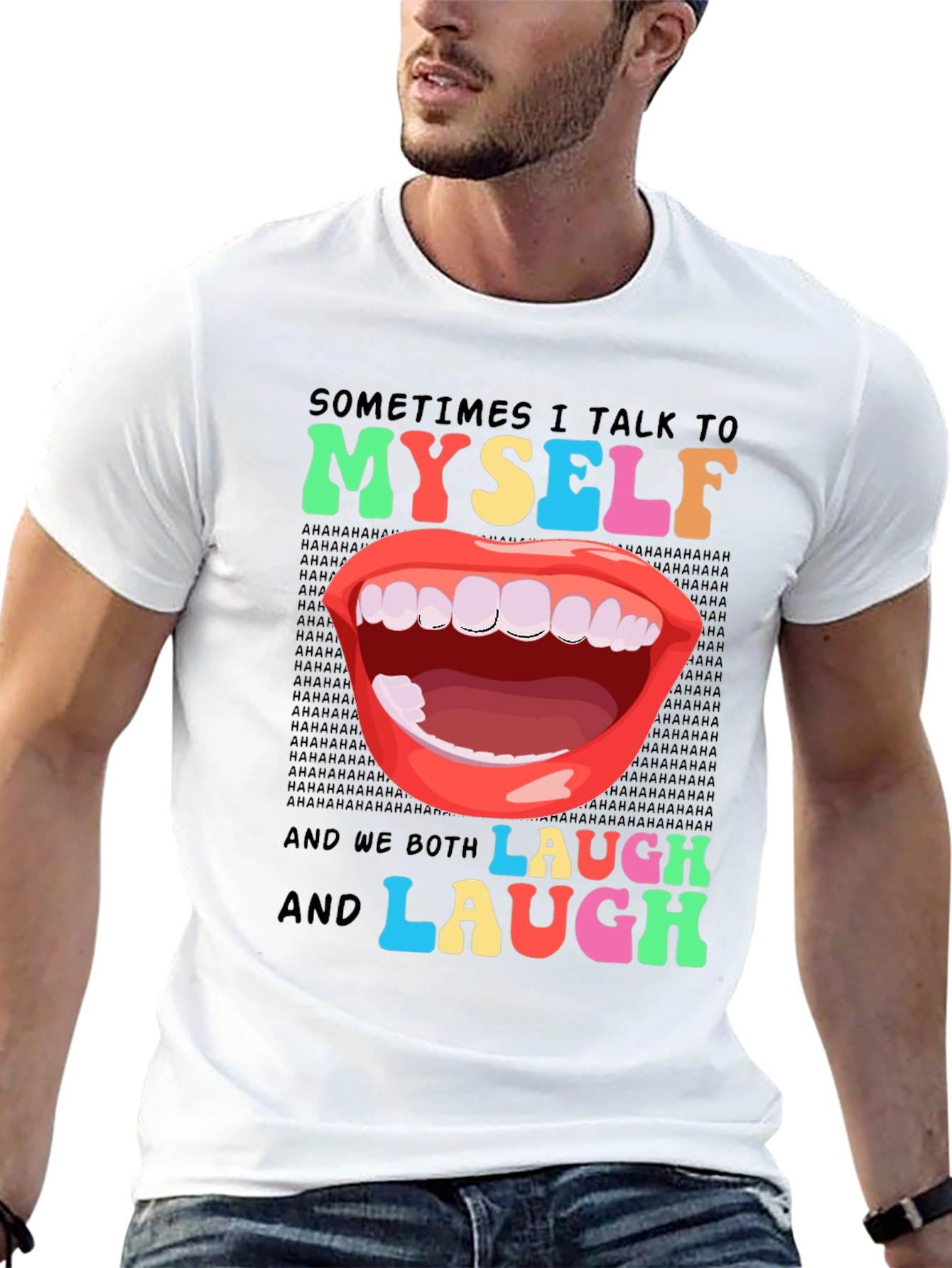Funny Sarcastic Humor T-Shirt: I Talk to Myself