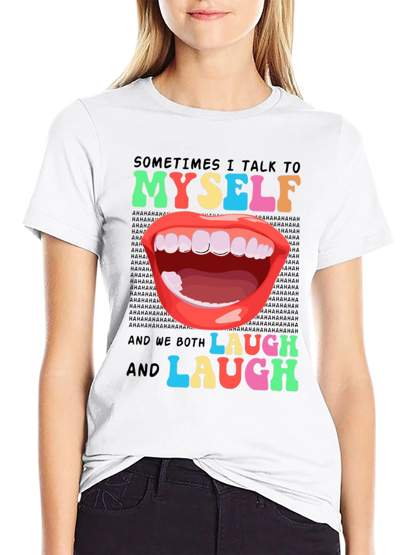 Funny Sarcastic Humor T-Shirt: I Talk to Myself