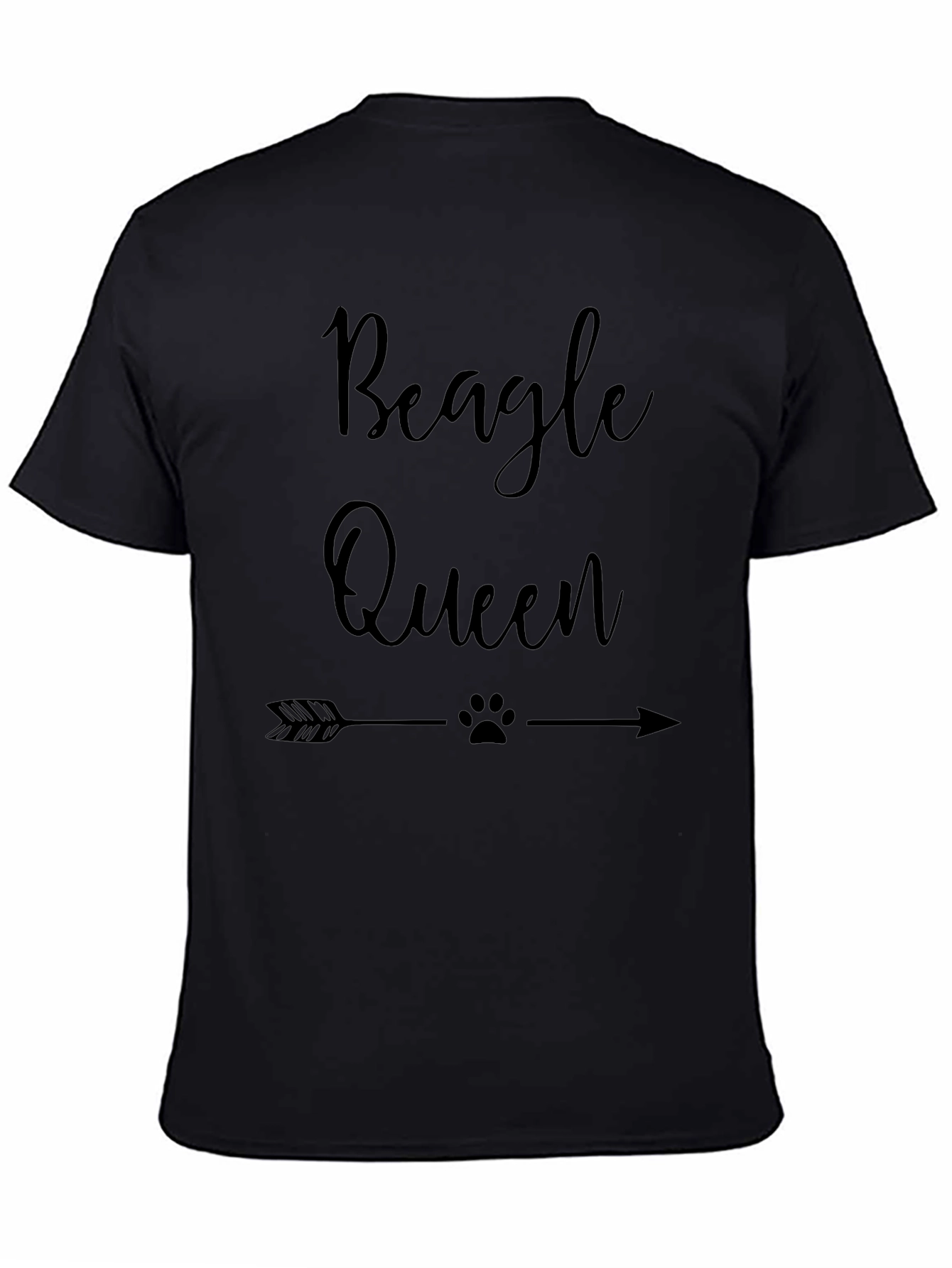 Beagle Queen Graphic Tee - Arrow Dog Lover Shirt
