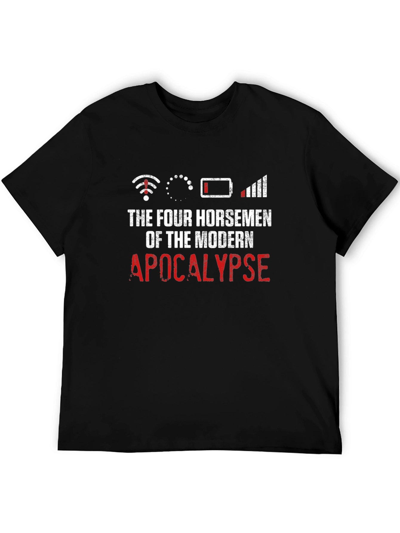 Modern Apocalypse T-Shirt Funny Geeky Humor Tee