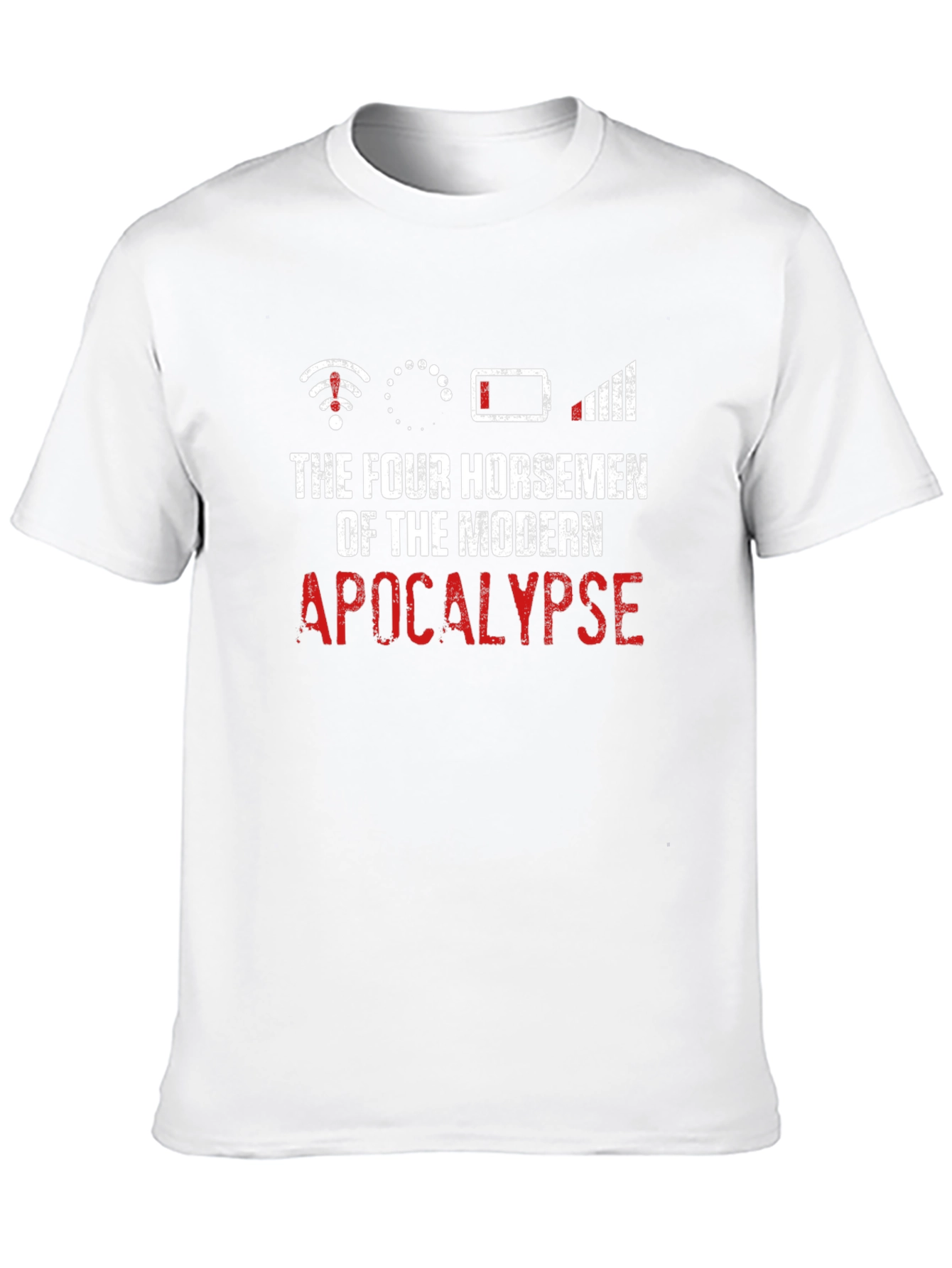 Modern Apocalypse T-Shirt Funny Geeky Humor Tee