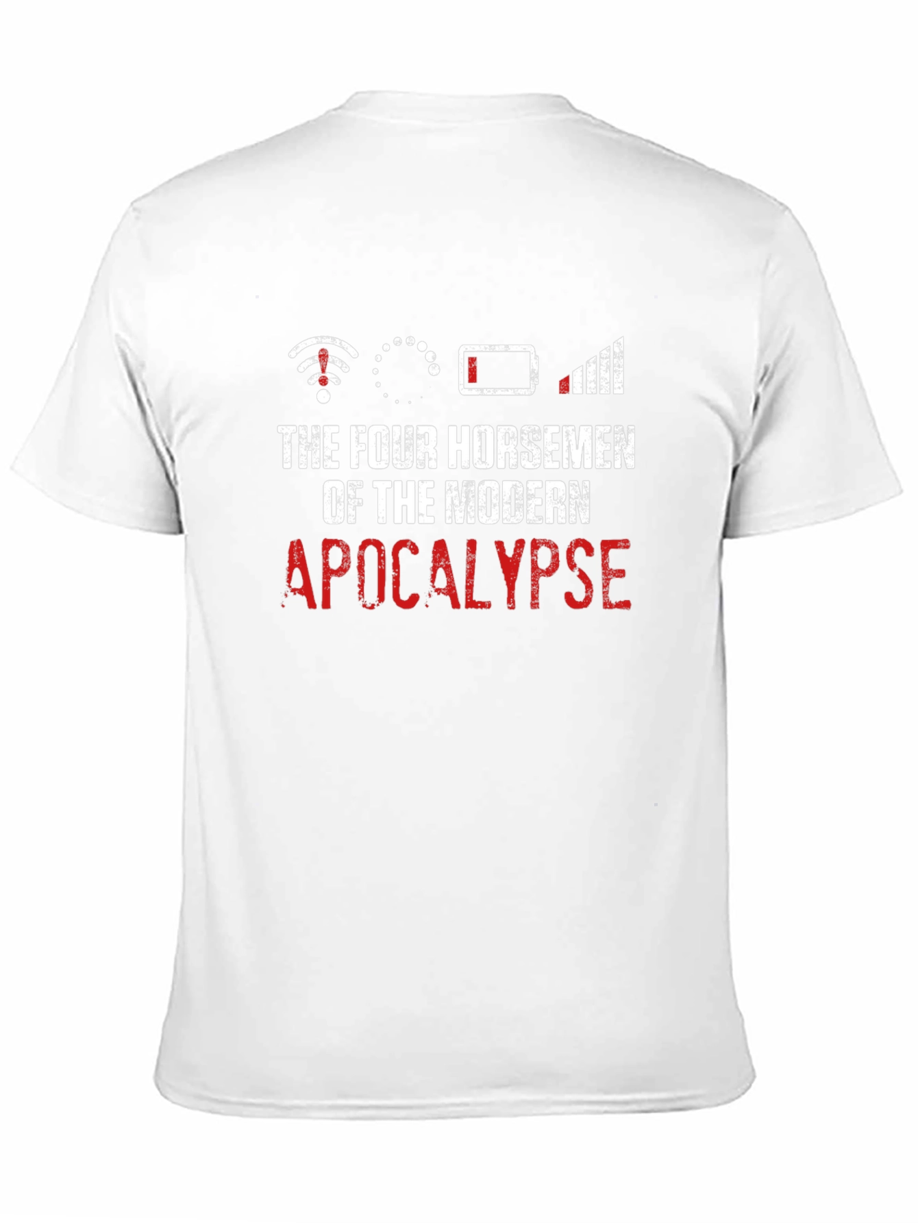 Modern Apocalypse T-Shirt Funny Geeky Humor Tee