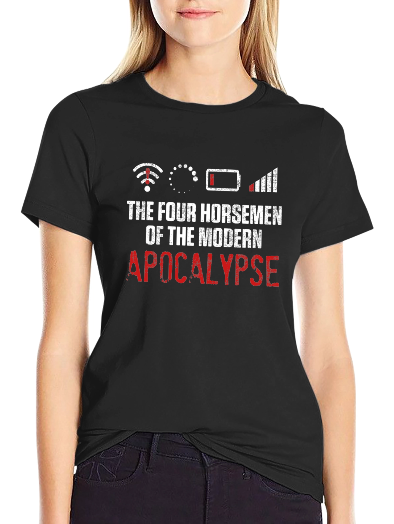 Modern Apocalypse T-Shirt Funny Geeky Humor Tee