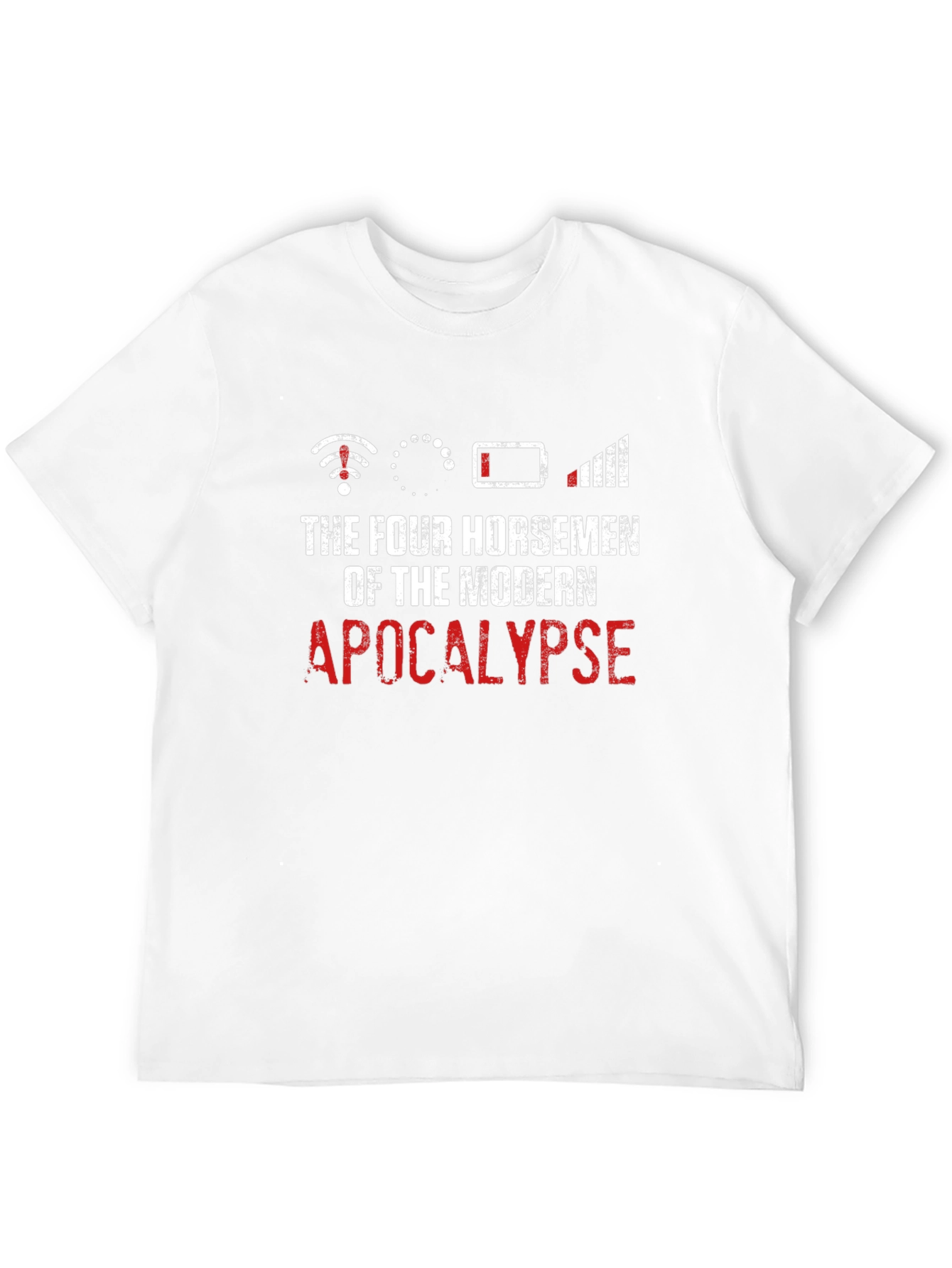 Modern Apocalypse T-Shirt Funny Geeky Humor Tee