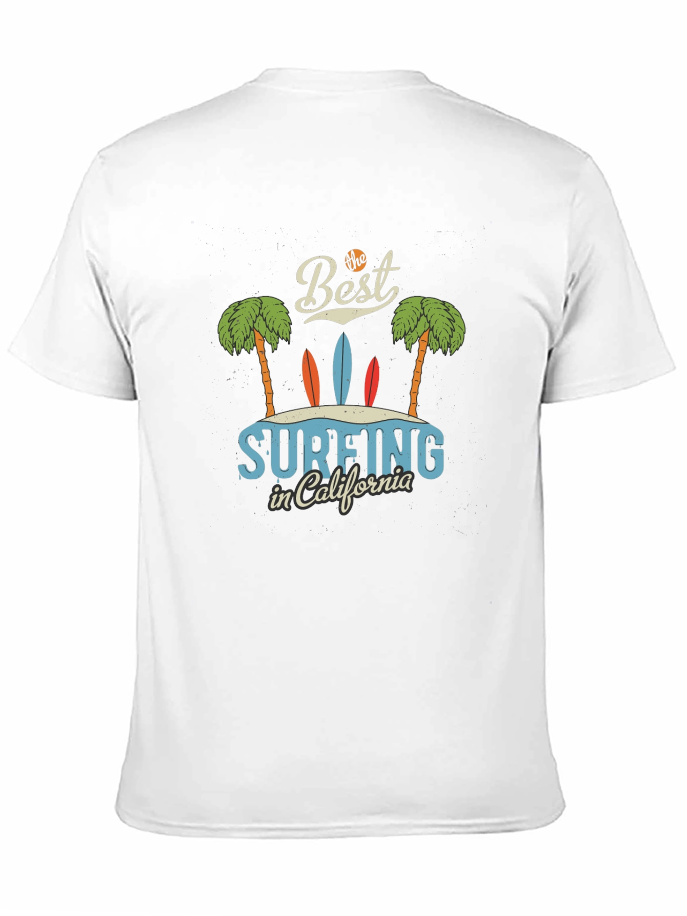 Surfing California Graphic Tee - Beach Vibes