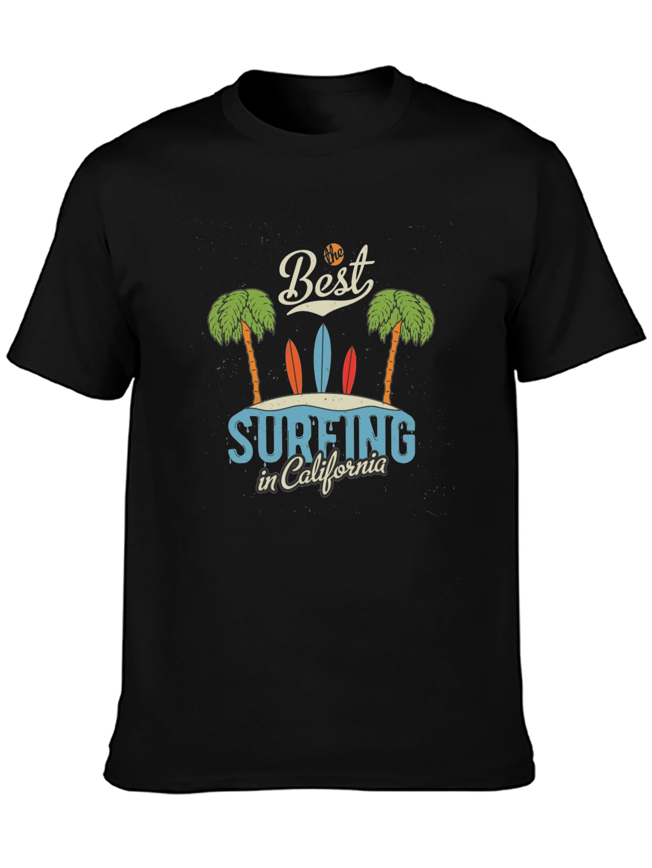 Surfing California Graphic Tee - Beach Vibes