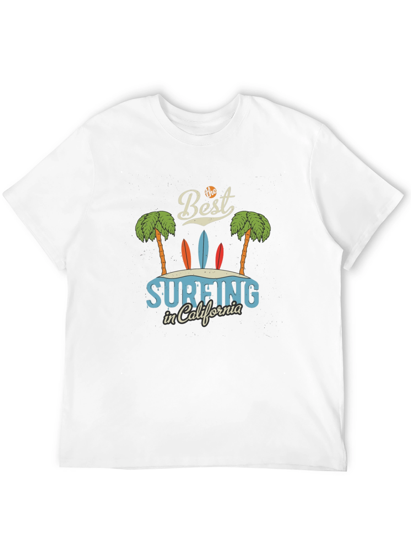 Surfing California Graphic Tee - Beach Vibes