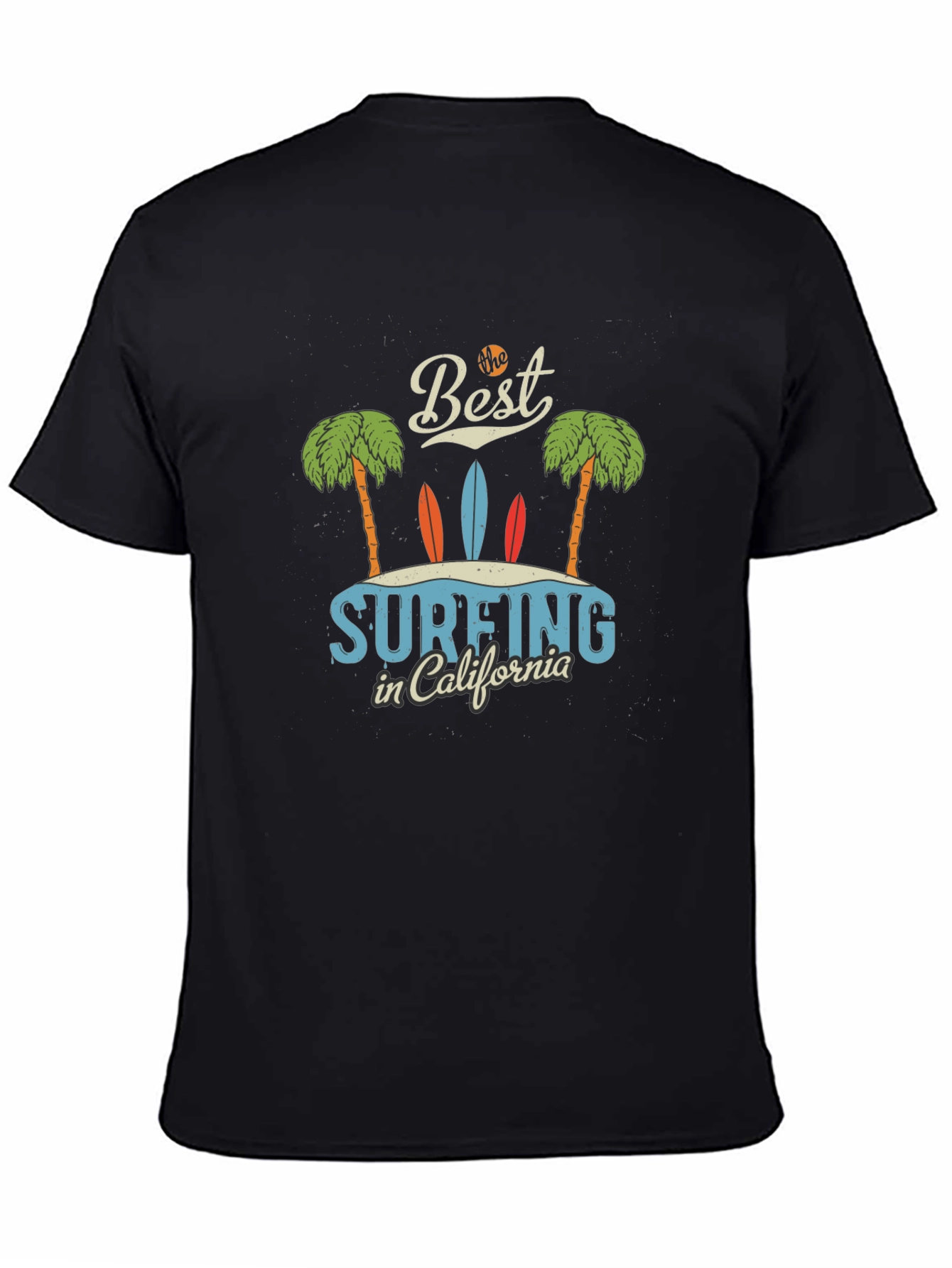 Surfing California Graphic Tee - Beach Vibes