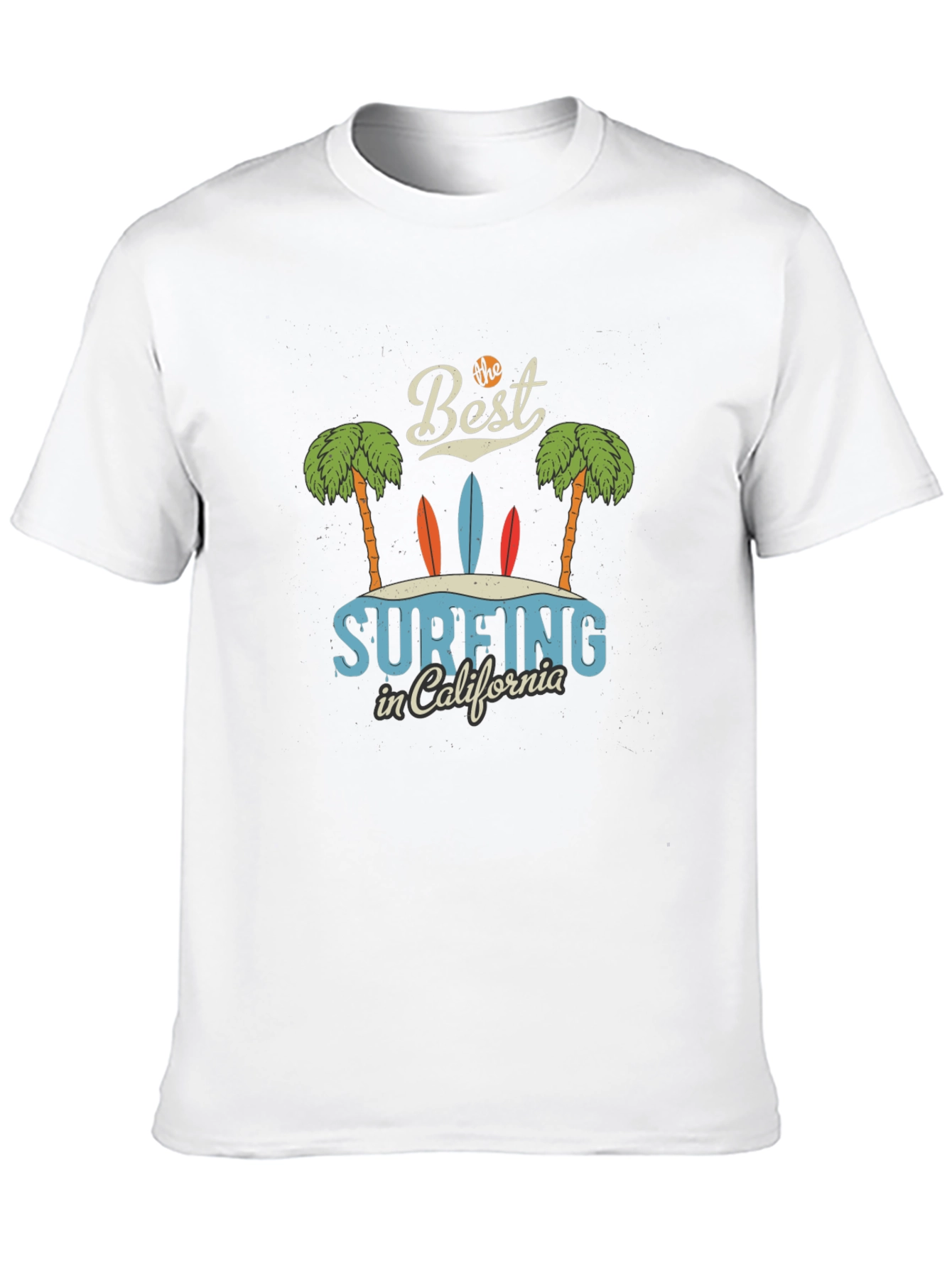 Surfing California Graphic Tee - Beach Vibes
