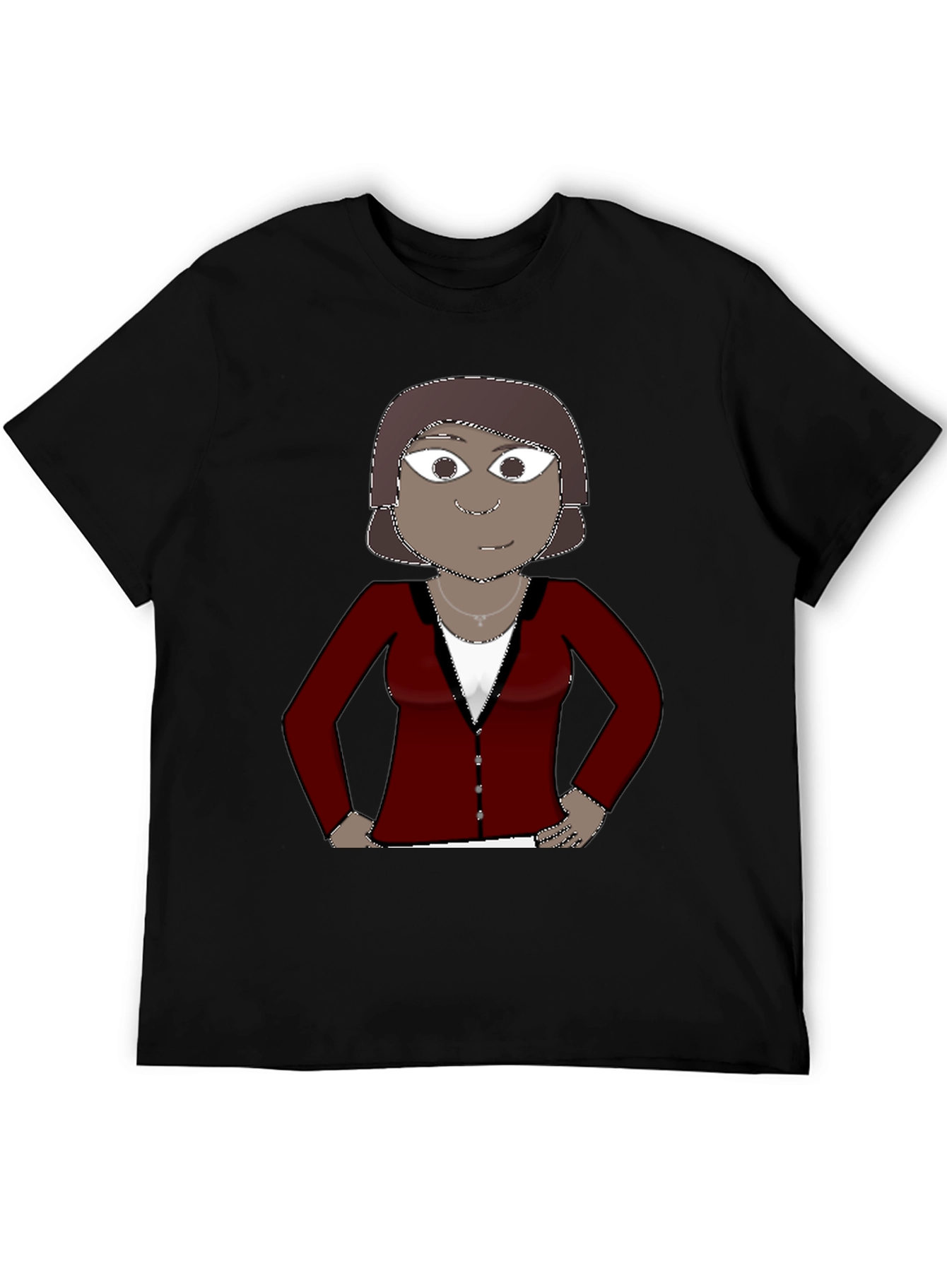 Cartoon Character Graphic Tee - Unisex