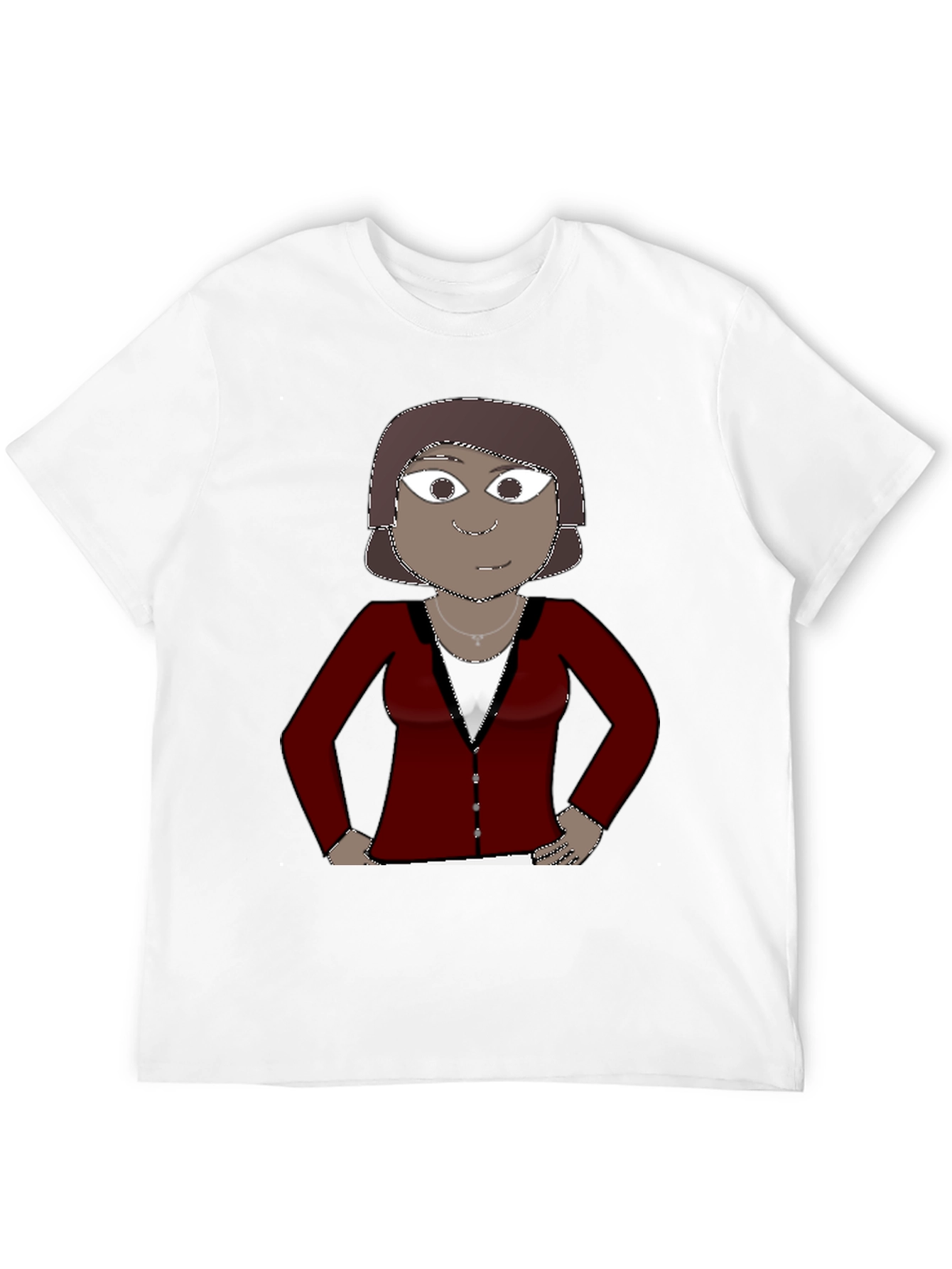 Cartoon Character Graphic Tee - Unisex