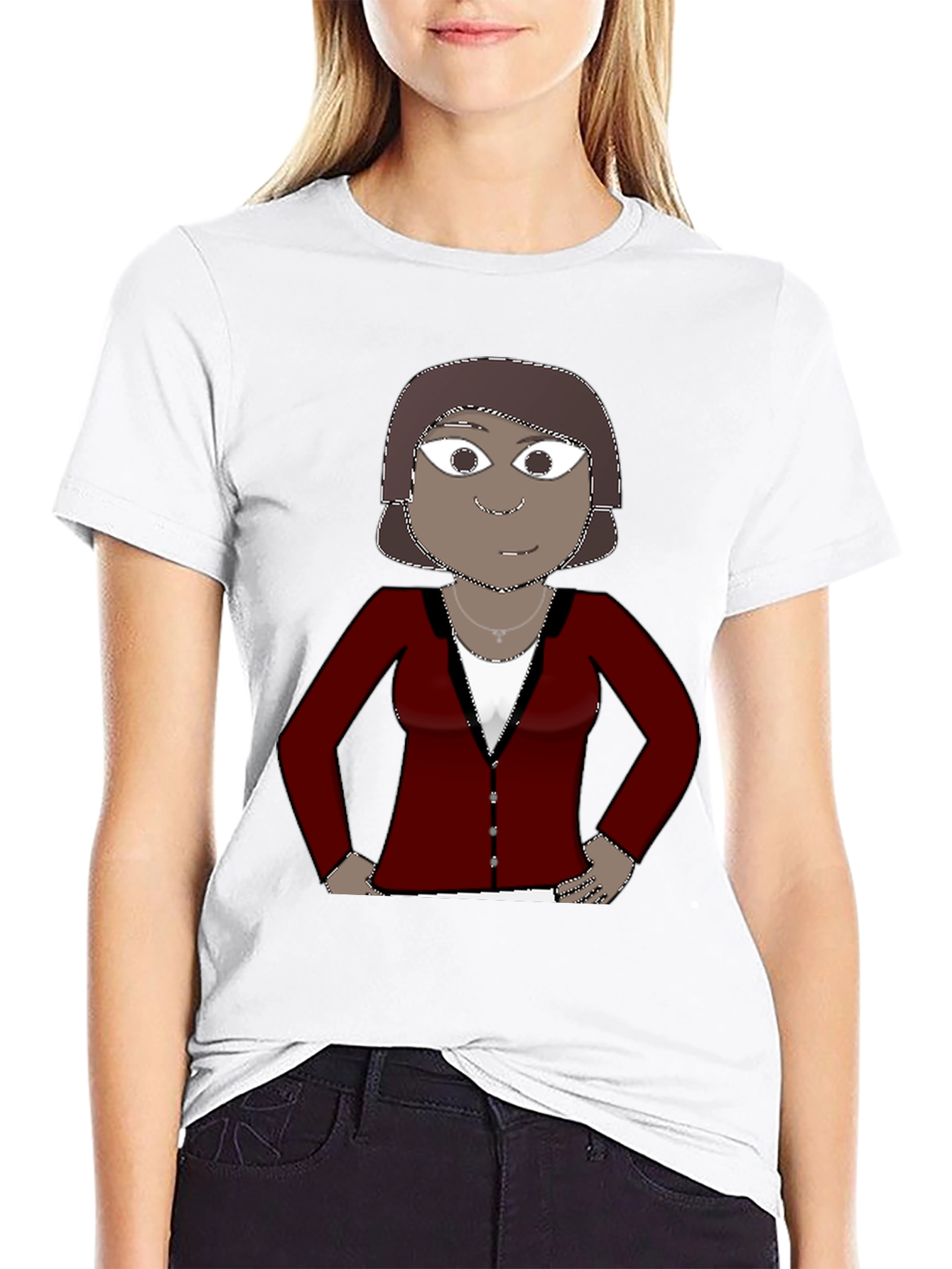 Cartoon Character Graphic Tee - Unisex