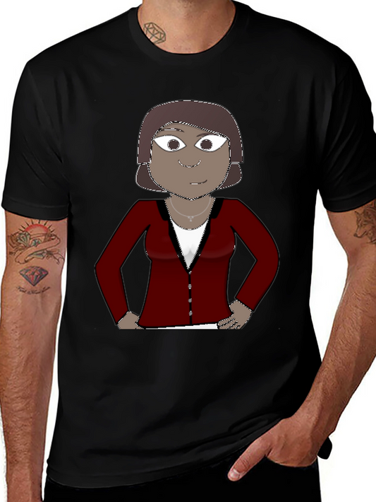 Cartoon Character Graphic Tee - Unisex