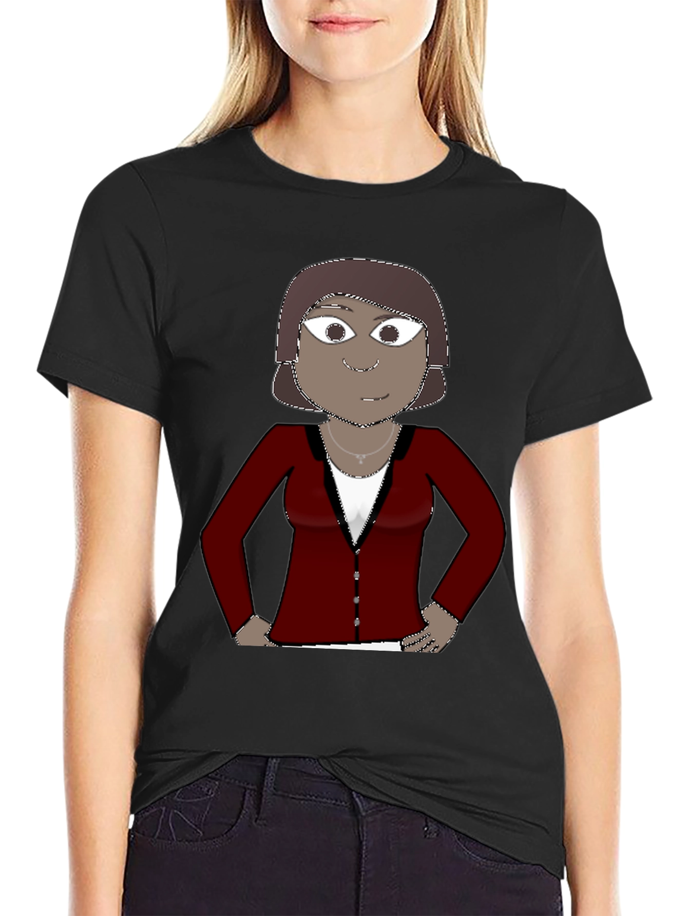 Cartoon Character Graphic Tee - Unisex