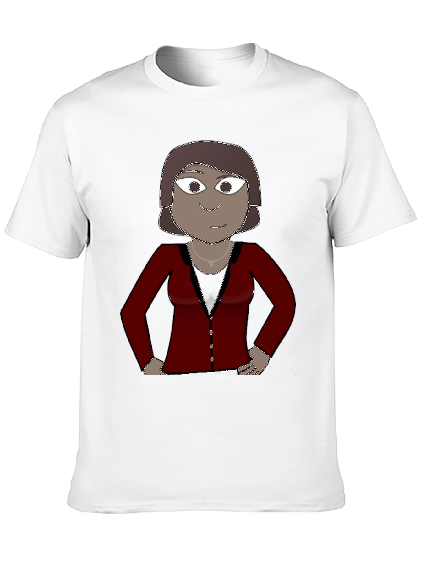 Cartoon Character Graphic Tee - Unisex