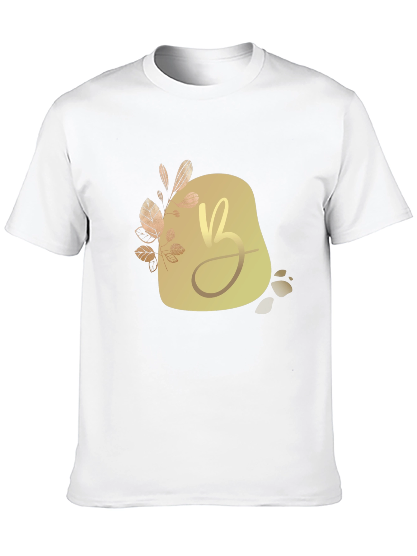 Elegant Initial B Graphic Tee - Modern Stylish Design