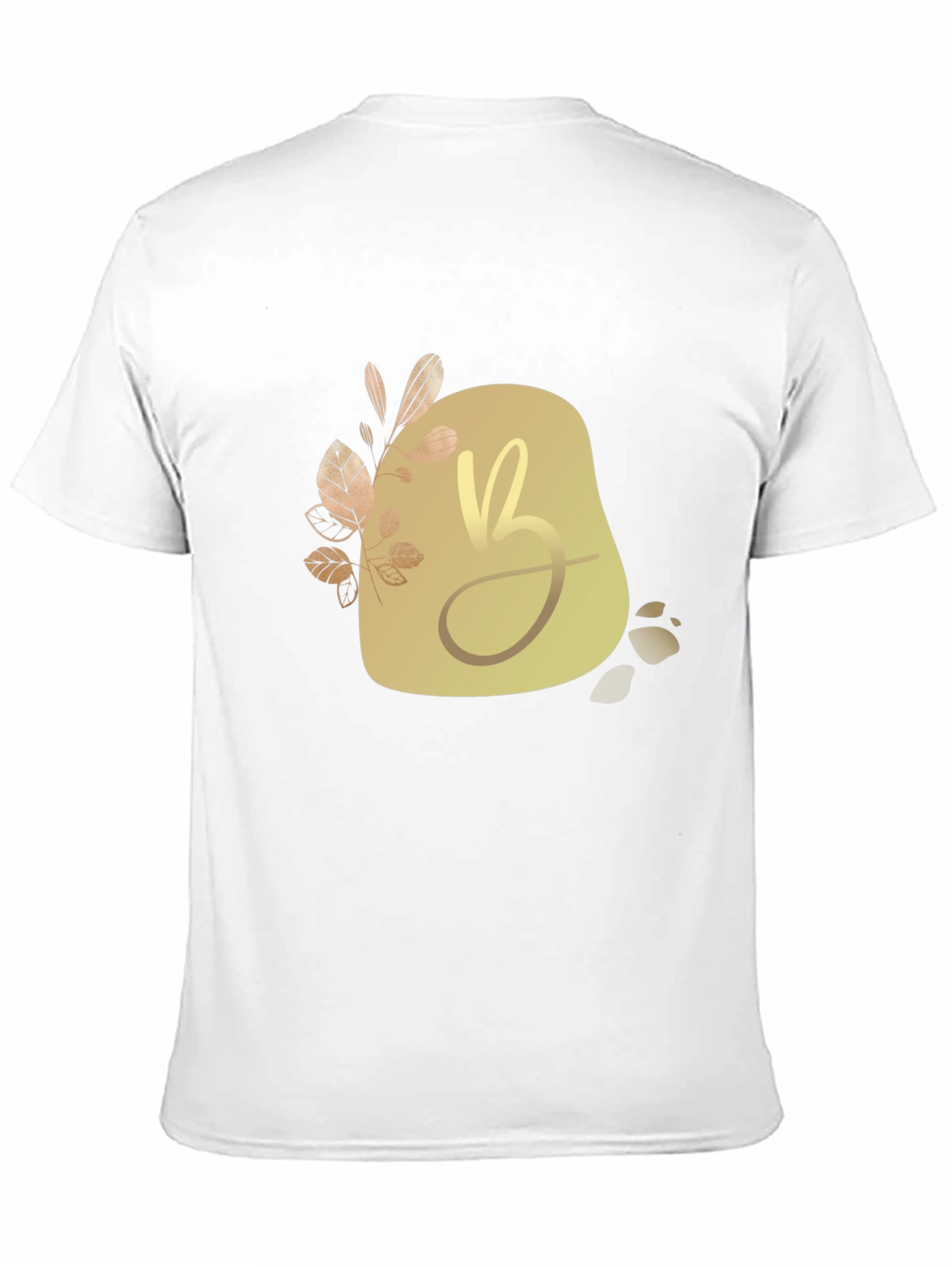 Elegant Initial B Graphic Tee - Modern Stylish Design