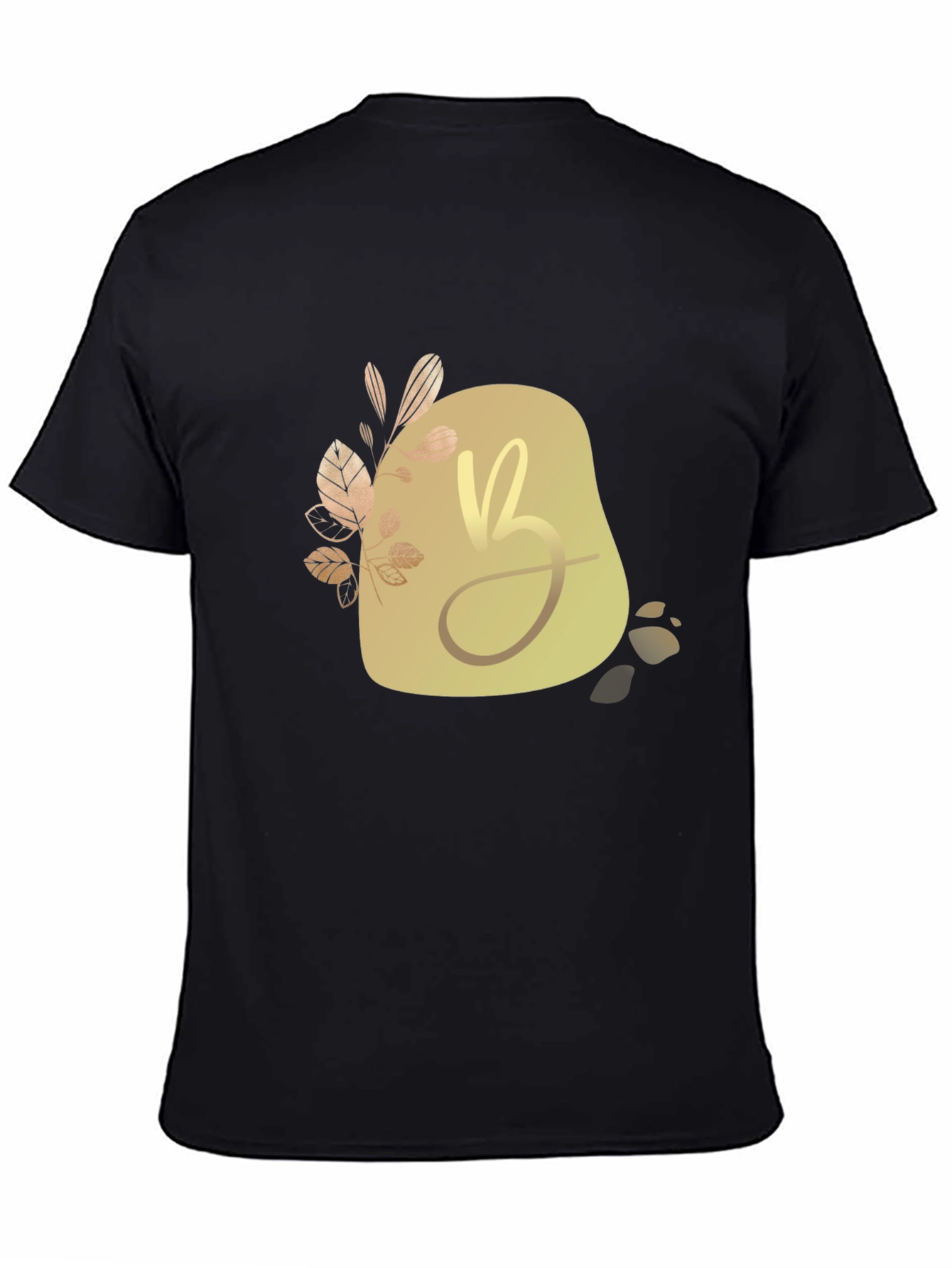 Elegant Initial B Graphic Tee - Modern Stylish Design
