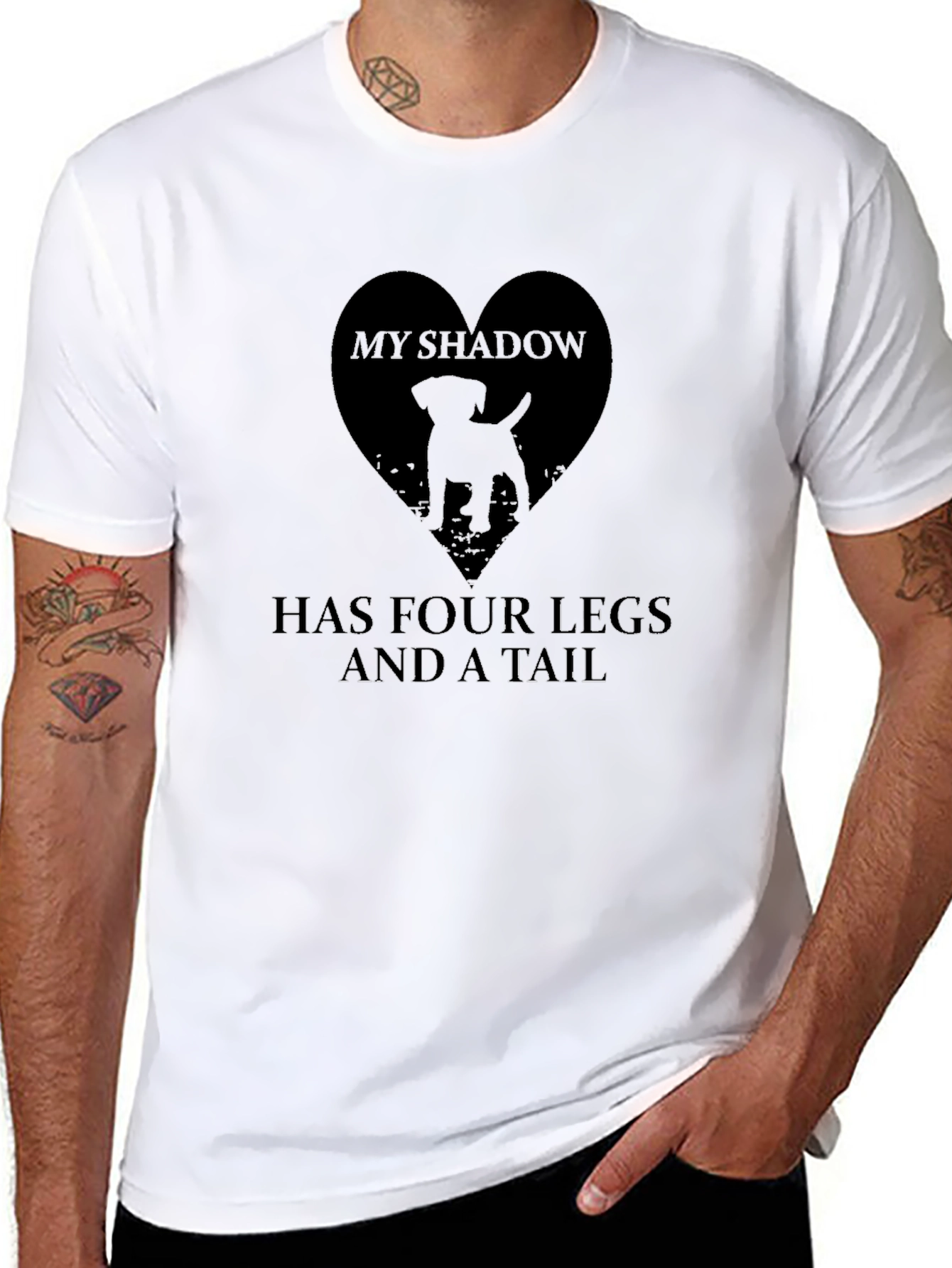 My Shadow Has Four Legs T-Shirt