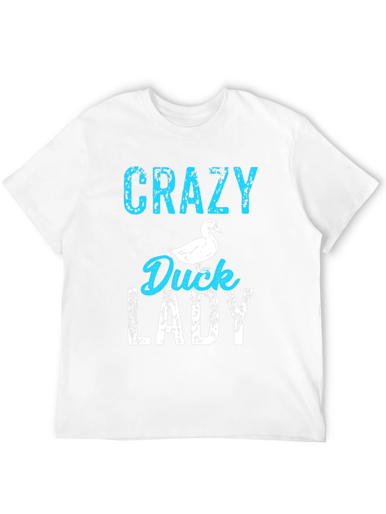 Crazy Duck Lady Graphic T-Shirt - Unisex