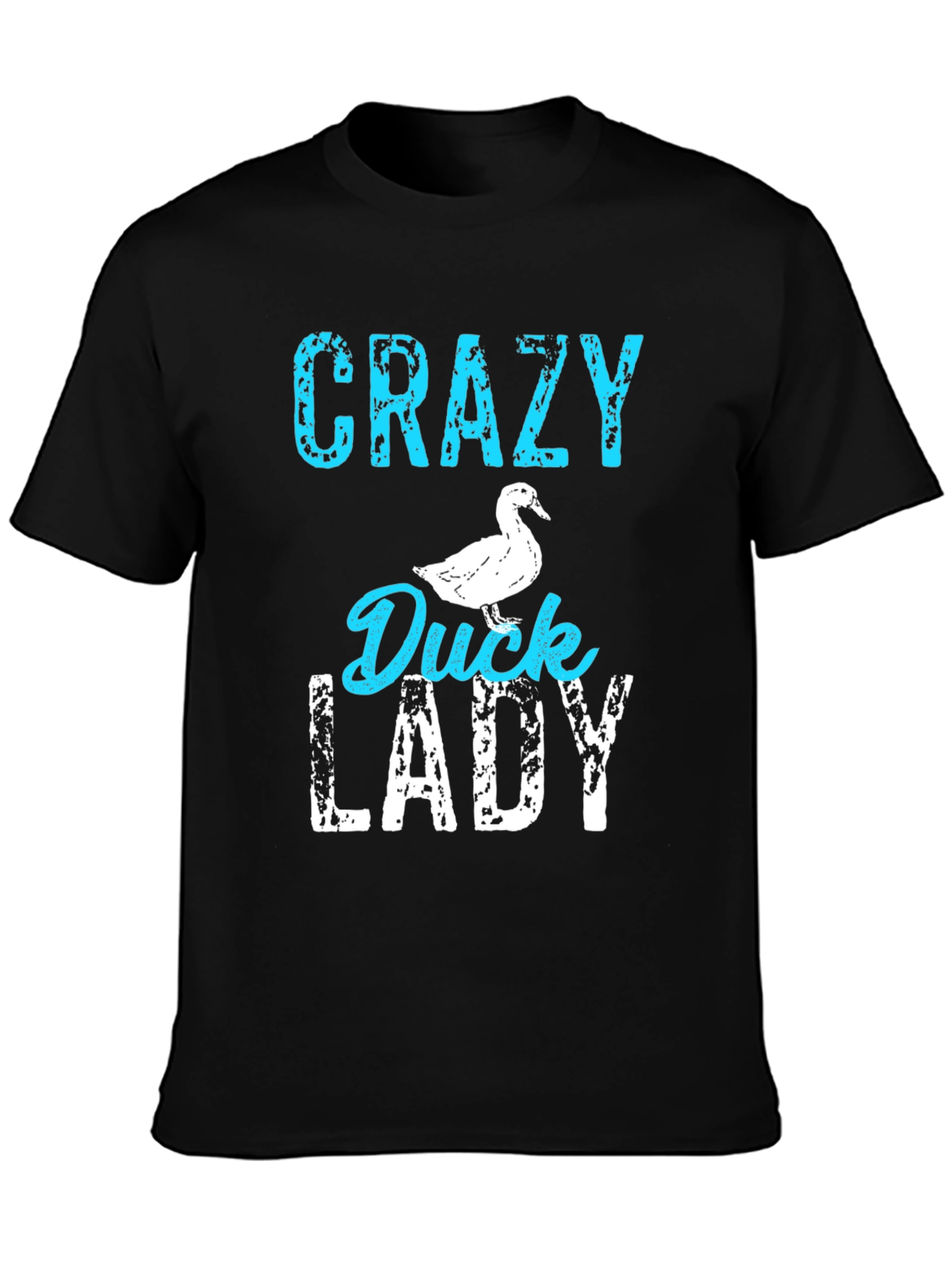 Crazy Duck Lady Graphic T-Shirt - Unisex
