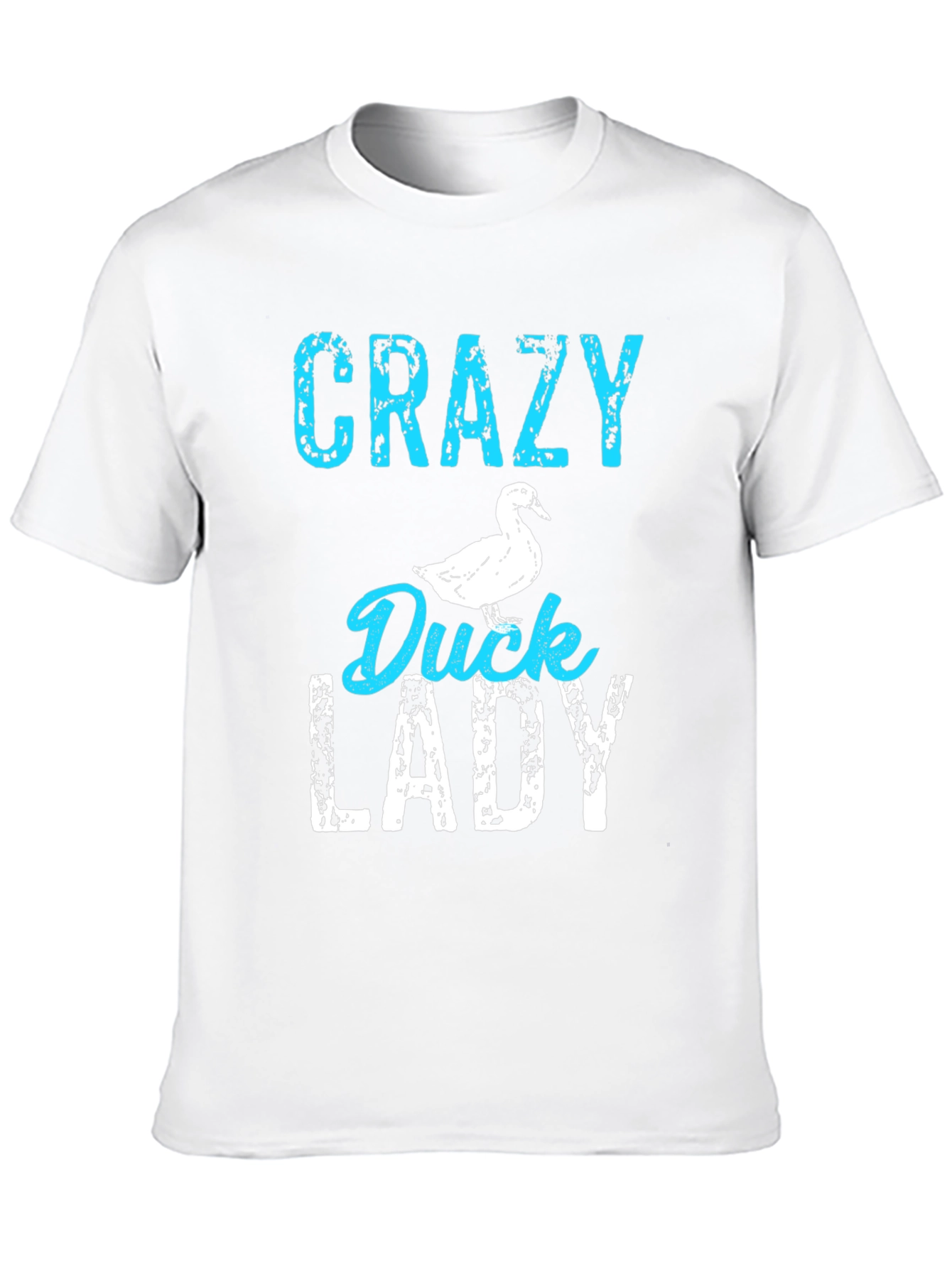 Crazy Duck Lady Graphic T-Shirt - Unisex