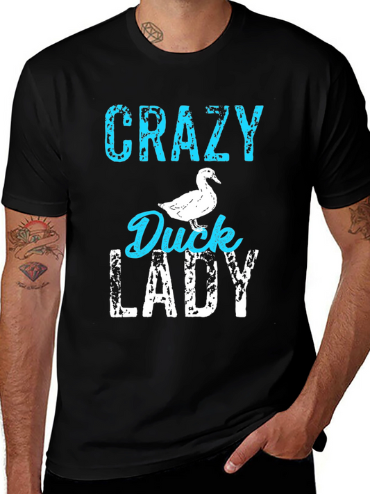 Crazy Duck Lady Graphic T-Shirt - Unisex