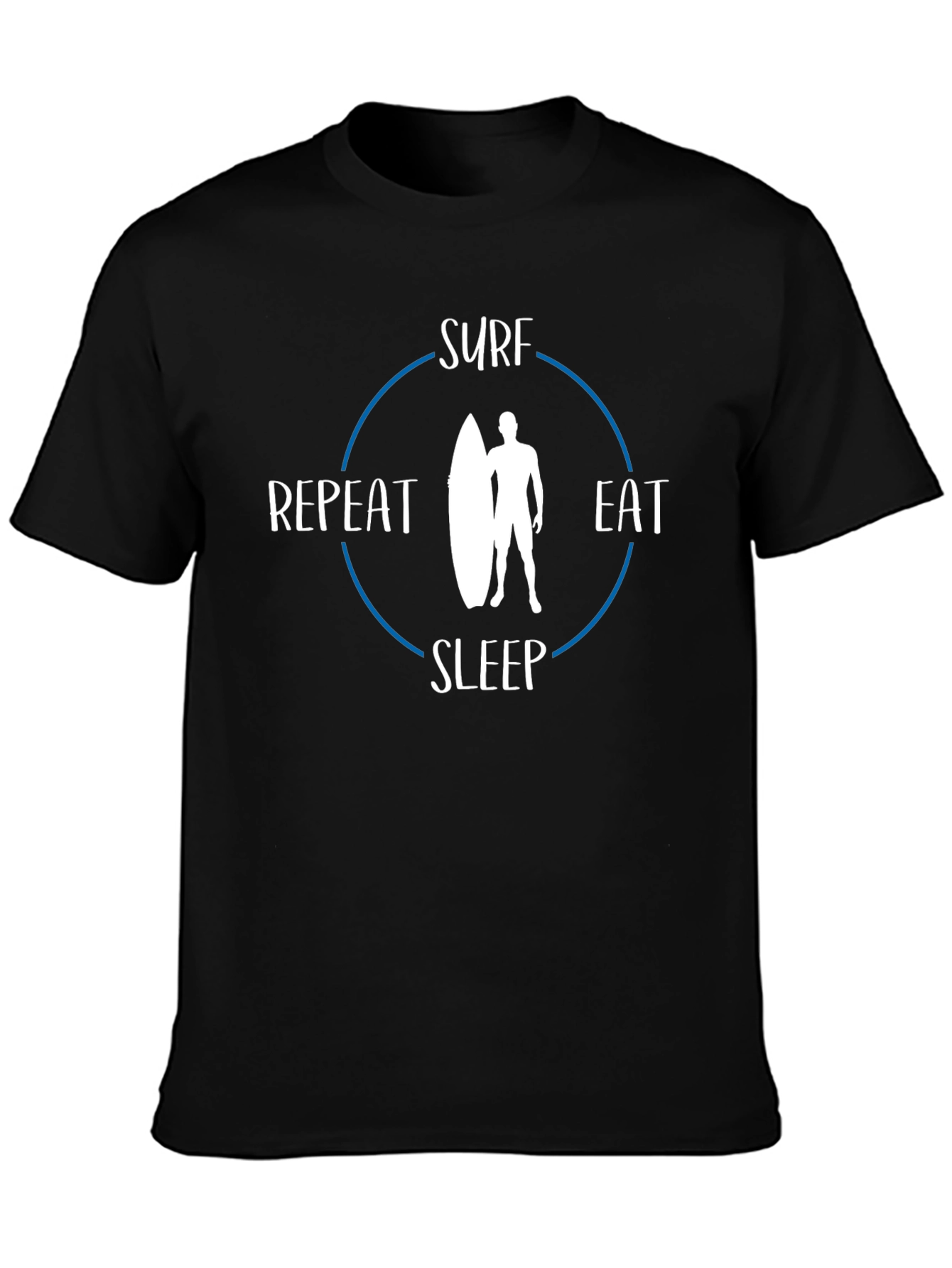 Surf Eat Sleep Repeat Graphic T-Shirt