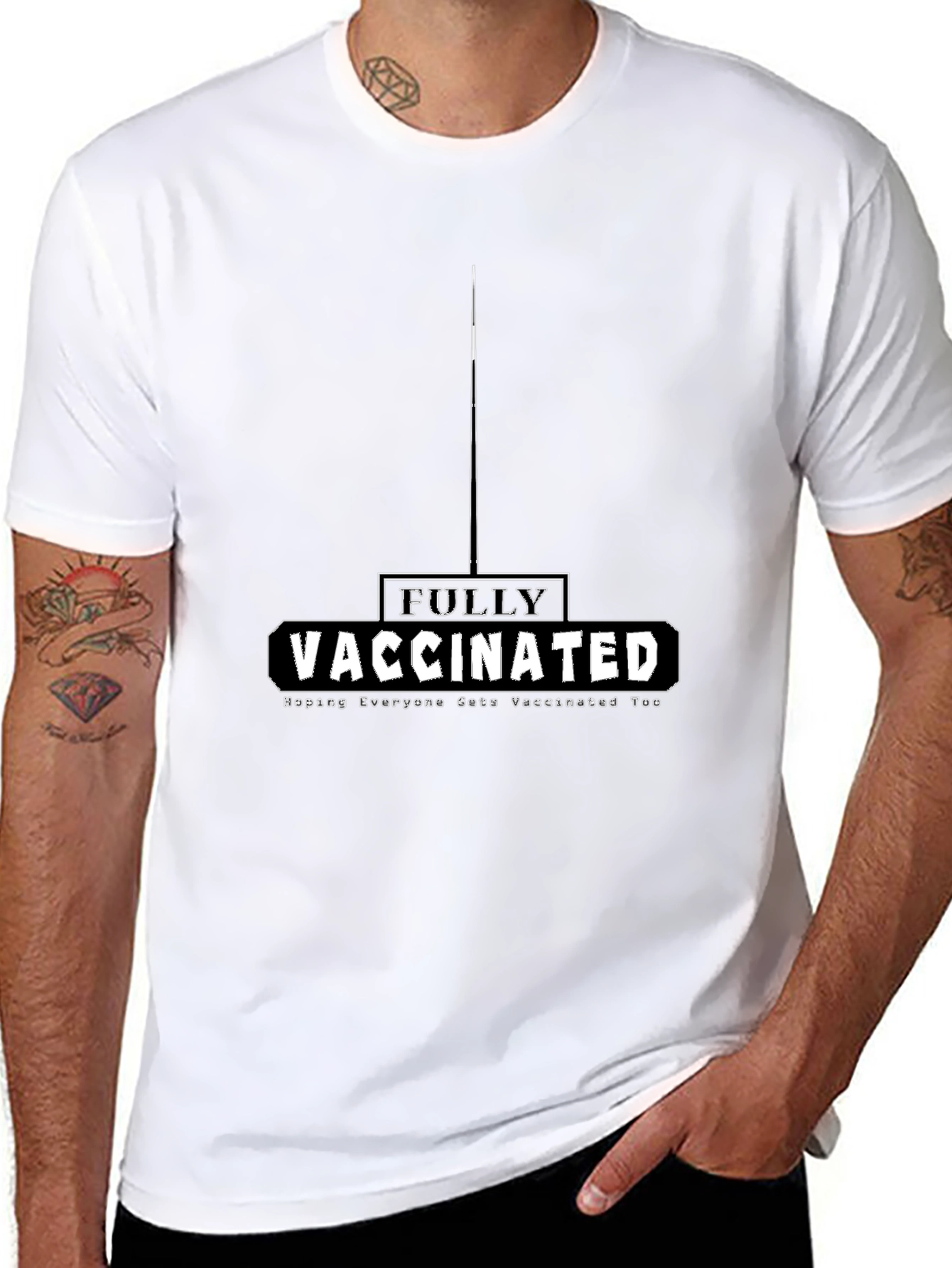 Fully Vaccinated T-Shirt - Helping Everyone Vaccinated Too