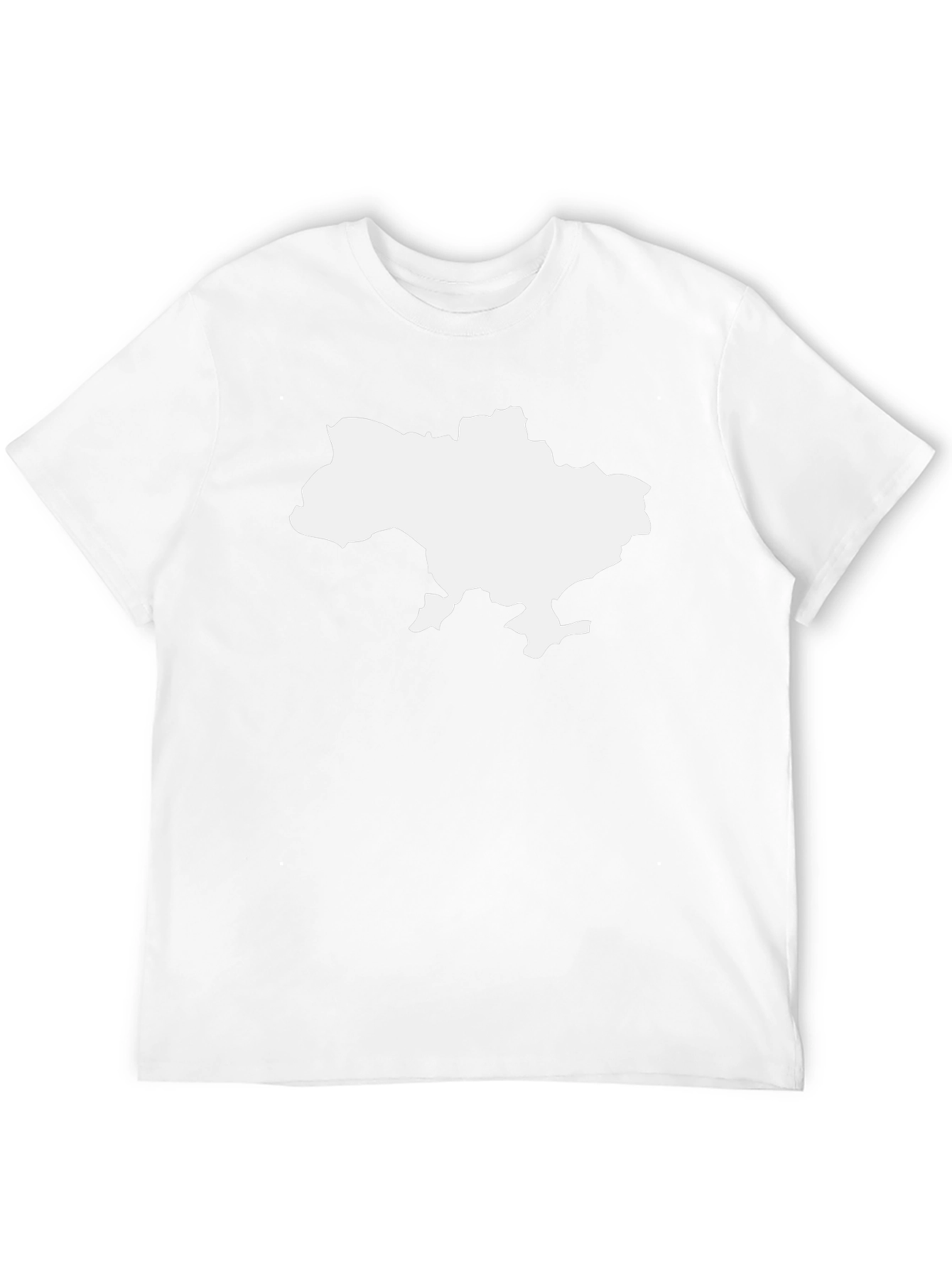 Ukraine Map Black T-Shirt