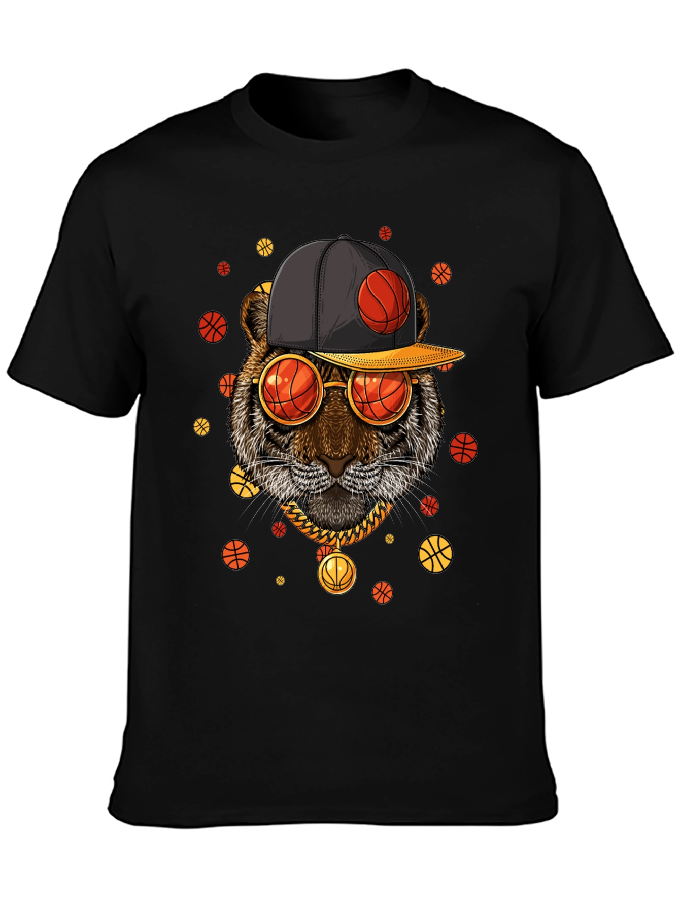 Tiger Basketball Graphic T-Shirt - Cool Streetwear Style