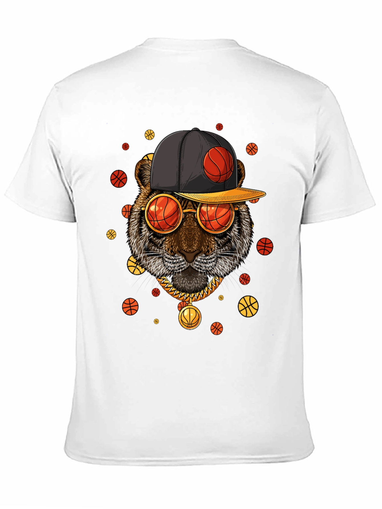 Tiger Basketball Graphic T-Shirt - Cool Streetwear Style