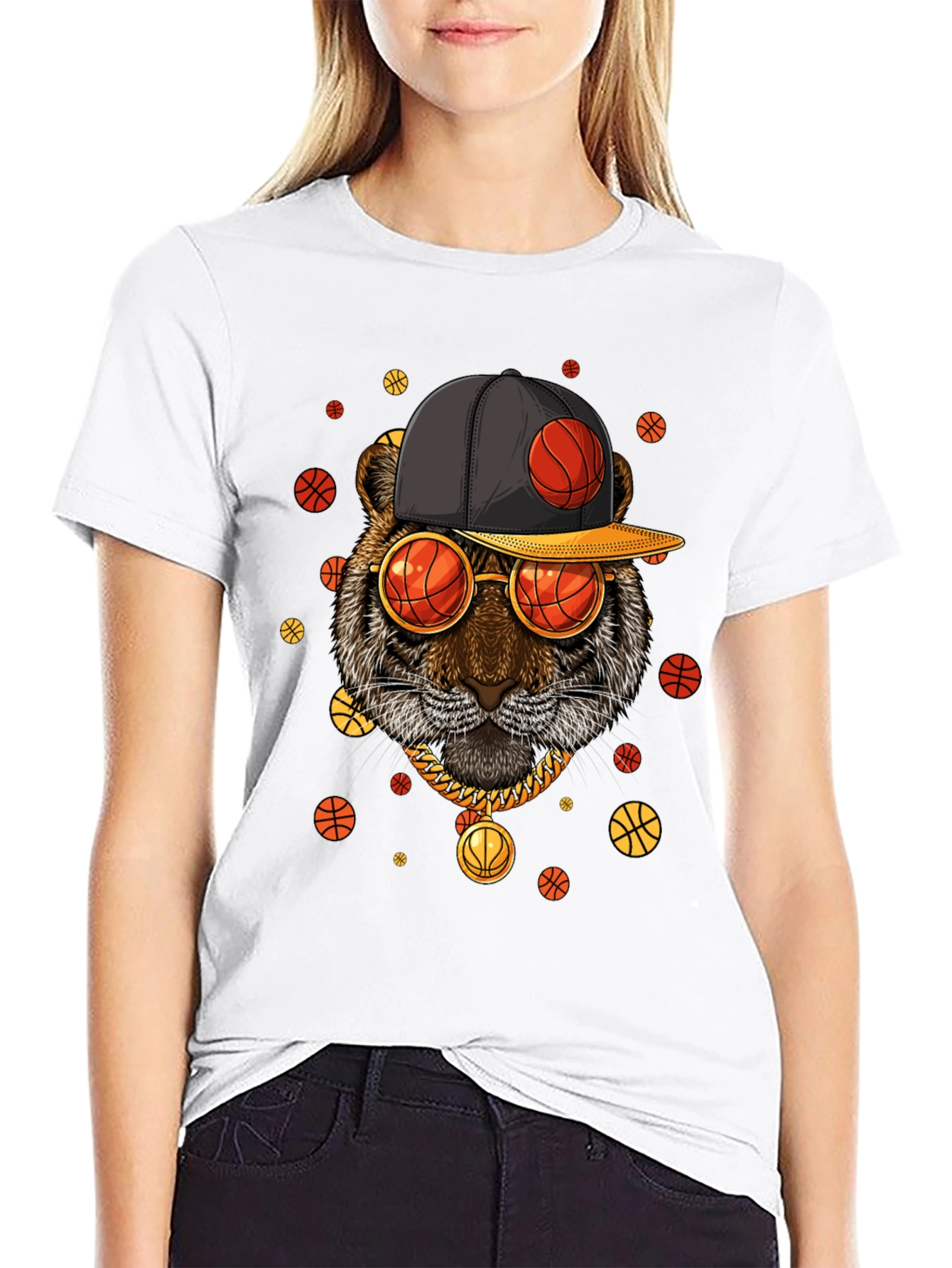 Tiger Basketball Graphic T-Shirt - Cool Streetwear Style