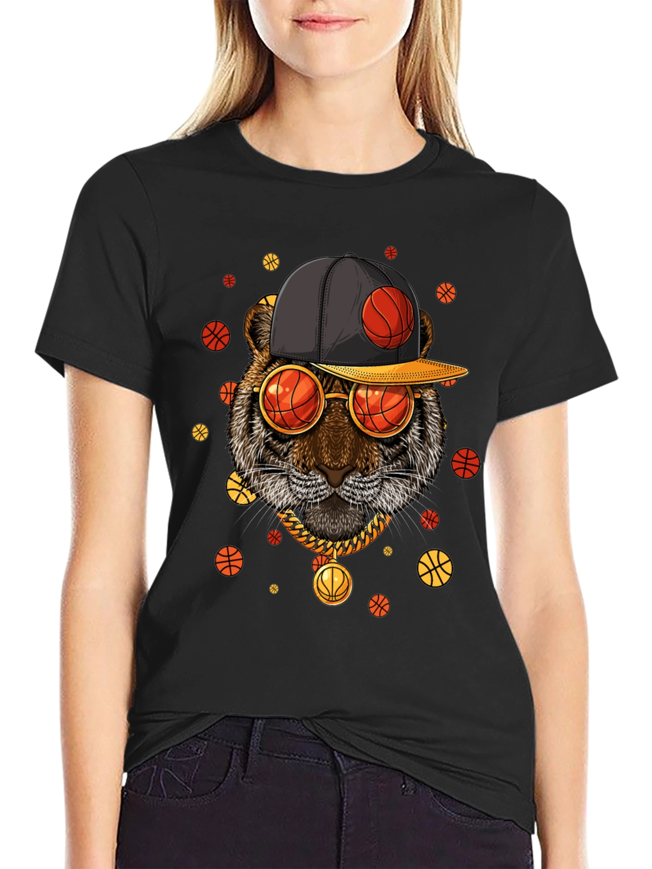Tiger Basketball Graphic T-Shirt - Cool Streetwear Style