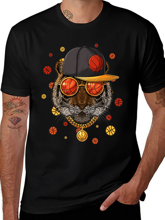 Tiger Basketball Graphic T-Shirt - Cool Streetwear Style