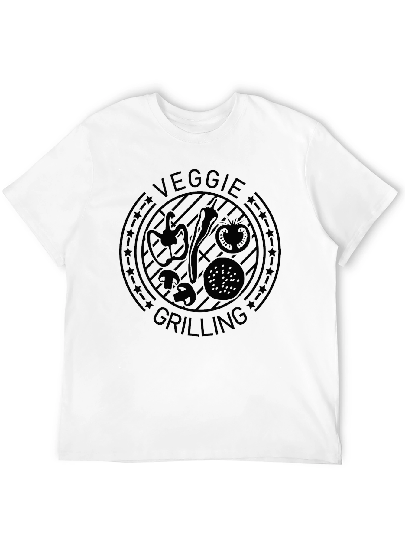 Veggie Grilling Graphic T-Shirt