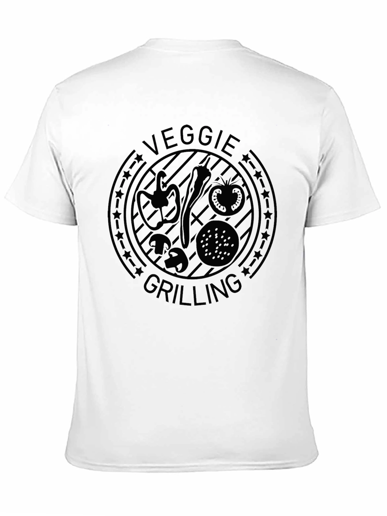Veggie Grilling Graphic T-Shirt