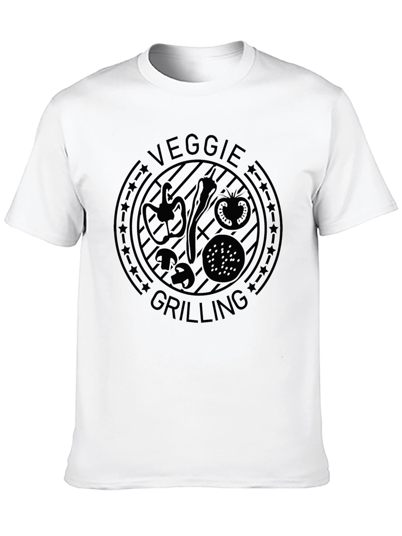 Veggie Grilling Graphic T-Shirt