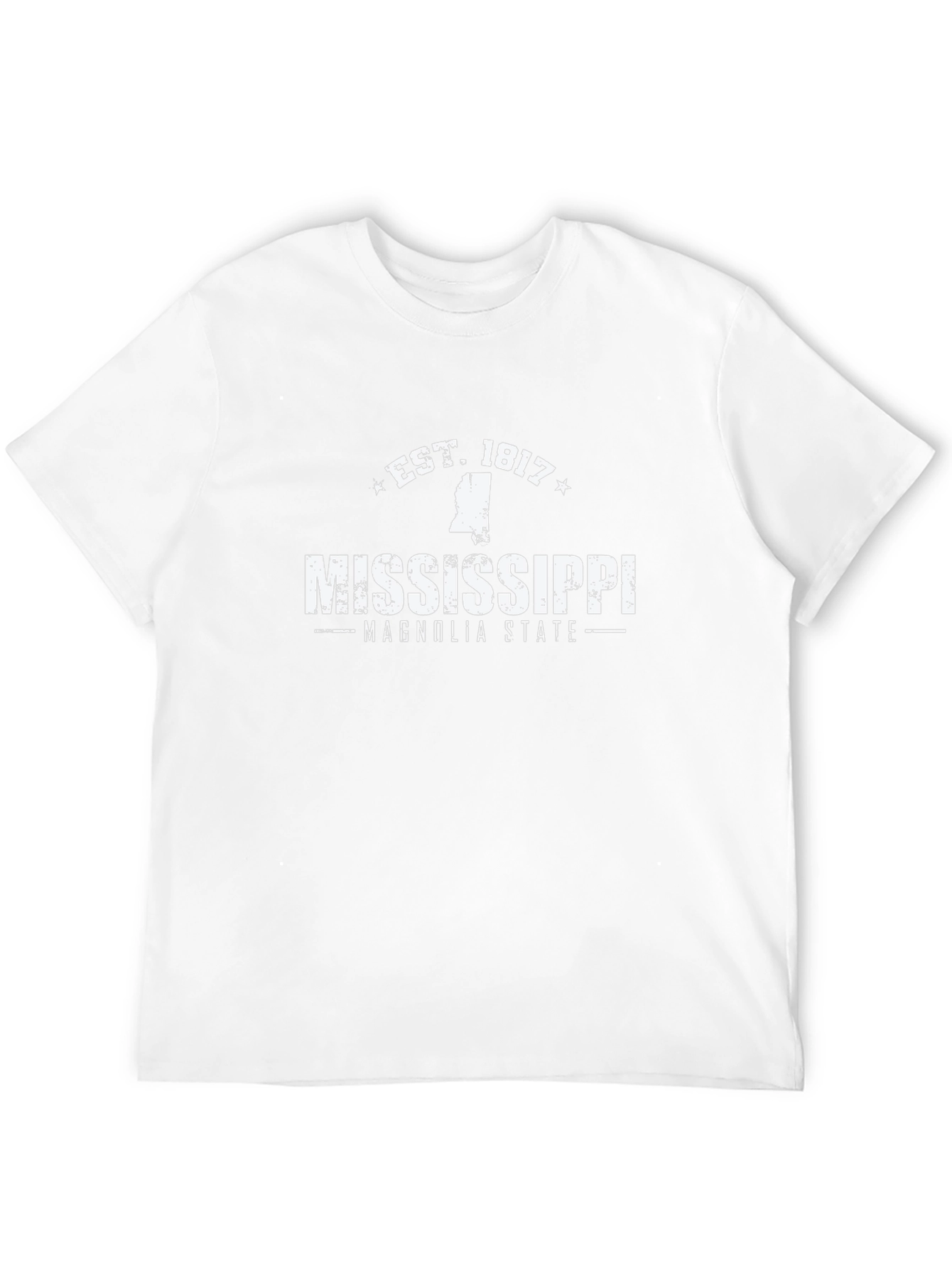 Mississippi Magnolia State Black T-Shirt