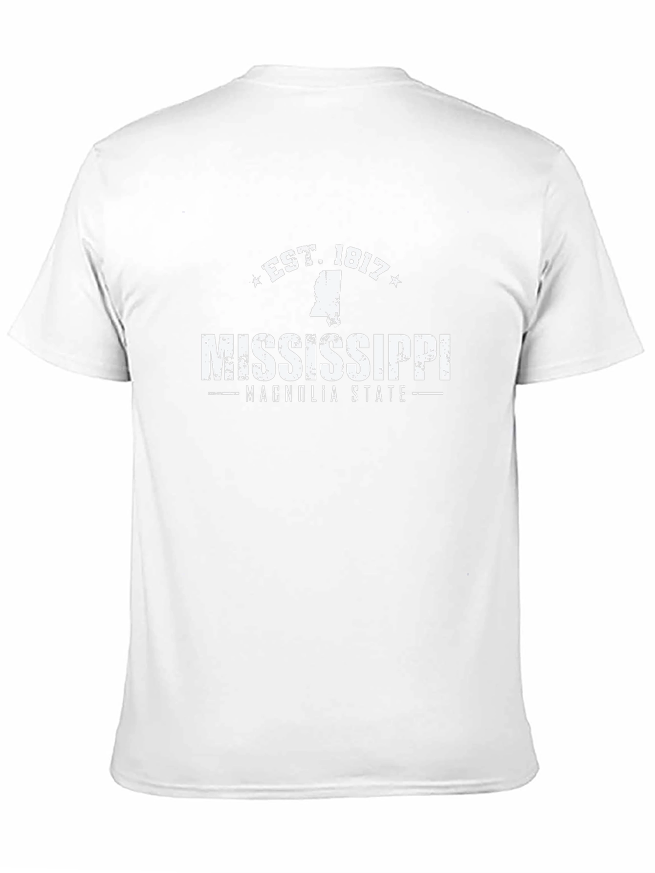 Mississippi Magnolia State Black T-Shirt
