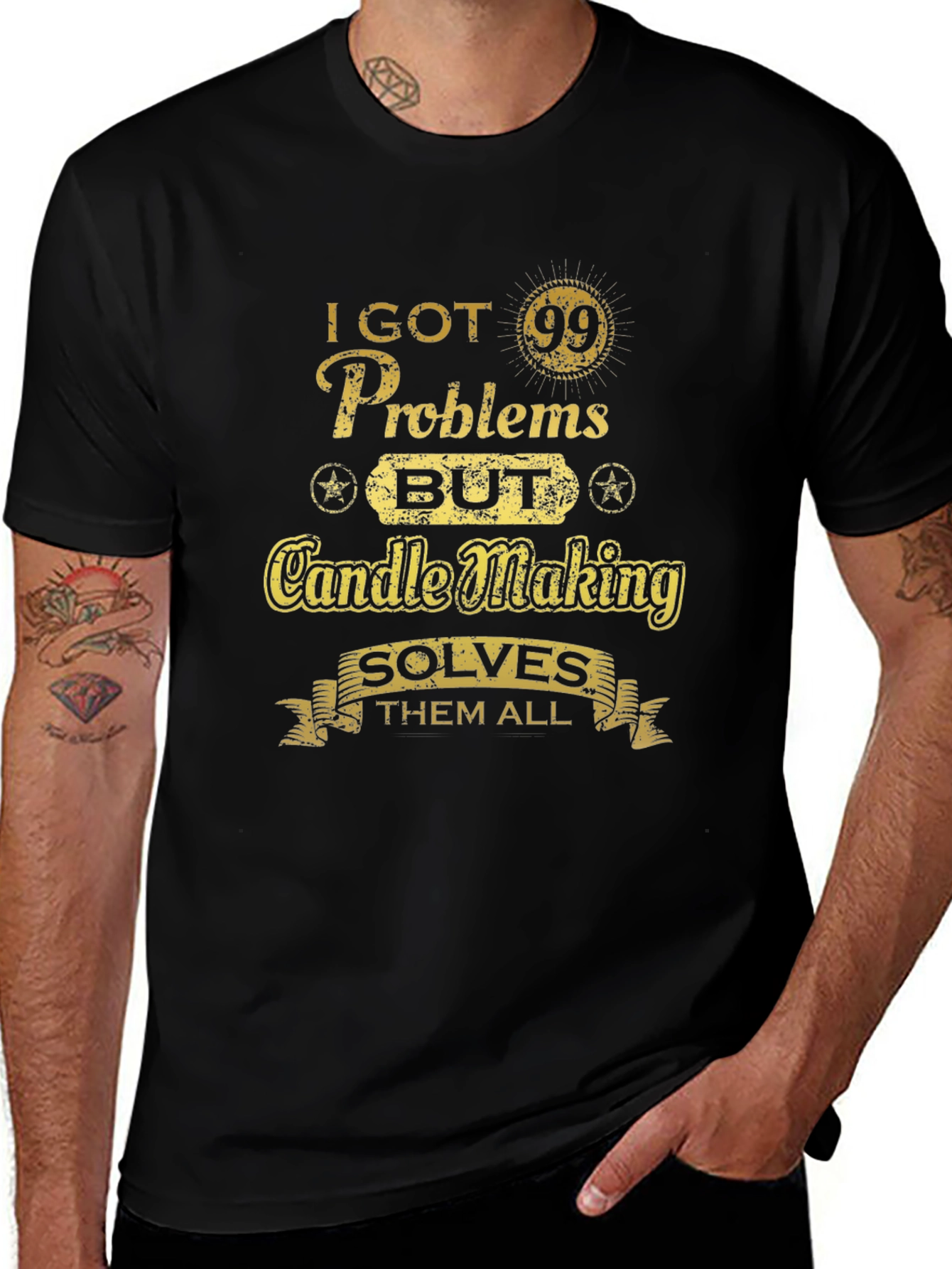Candle Making Solves All My Problems T-Shirt