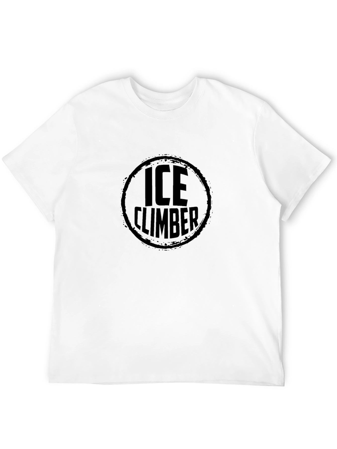 Ice Climber Graphic T-Shirt - Black Crew Neck Tee