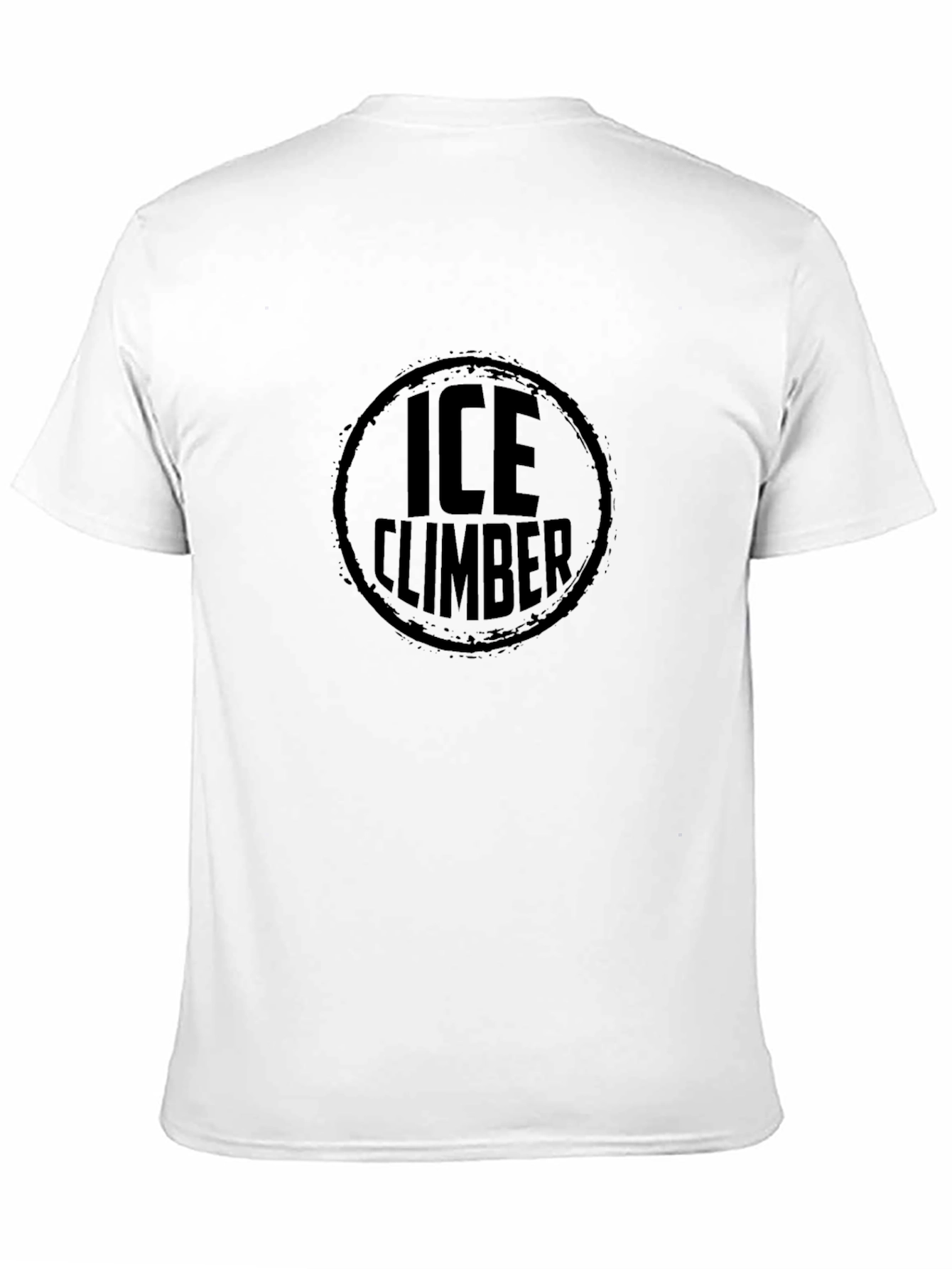 Ice Climber Graphic T-Shirt - Black Crew Neck Tee