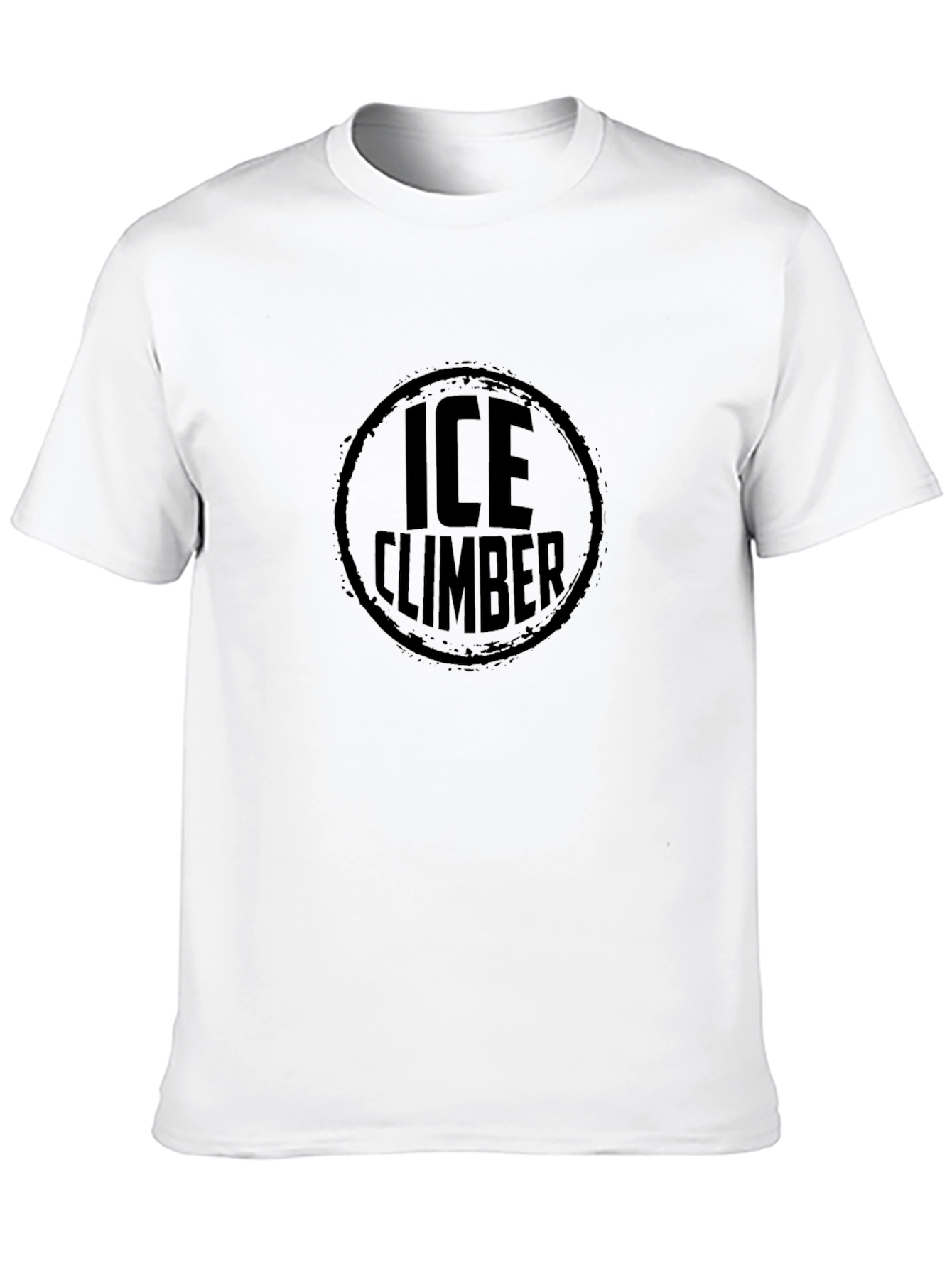 Ice Climber Graphic T-Shirt - Black Crew Neck Tee